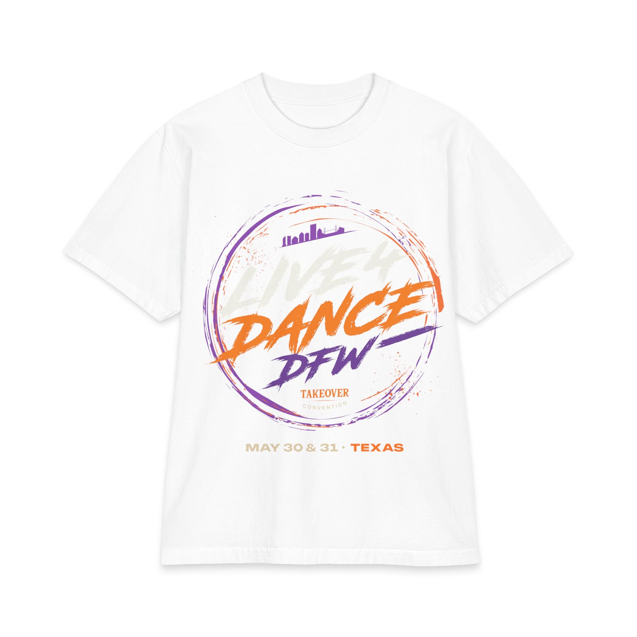 Live 4 Dance DFW Takeover T-Shirt — Live4LoveCharities Dance Convention Shirt
