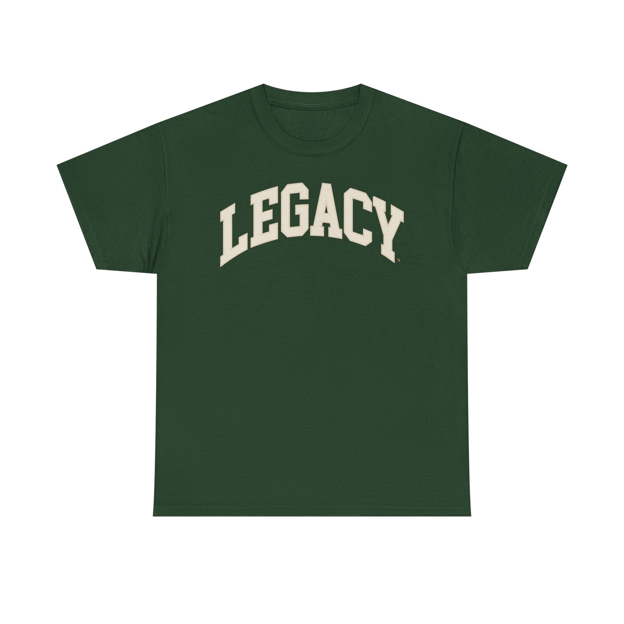 Legacy Graphic Tee — "Legacy" Arch Print Inspirational Cotton Shirt