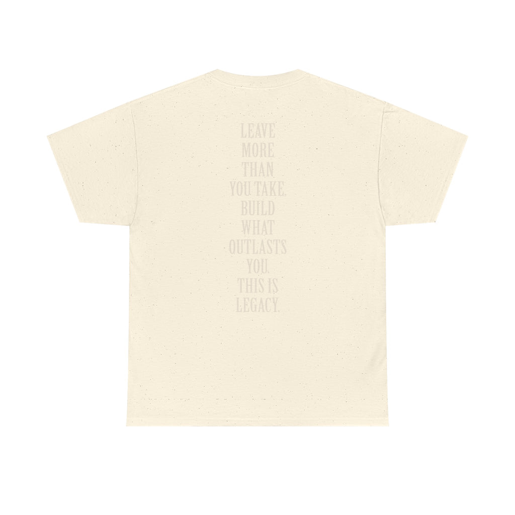 Legacy Graphic Tee — "Legacy" Arch Print Inspirational Cotton Shirt