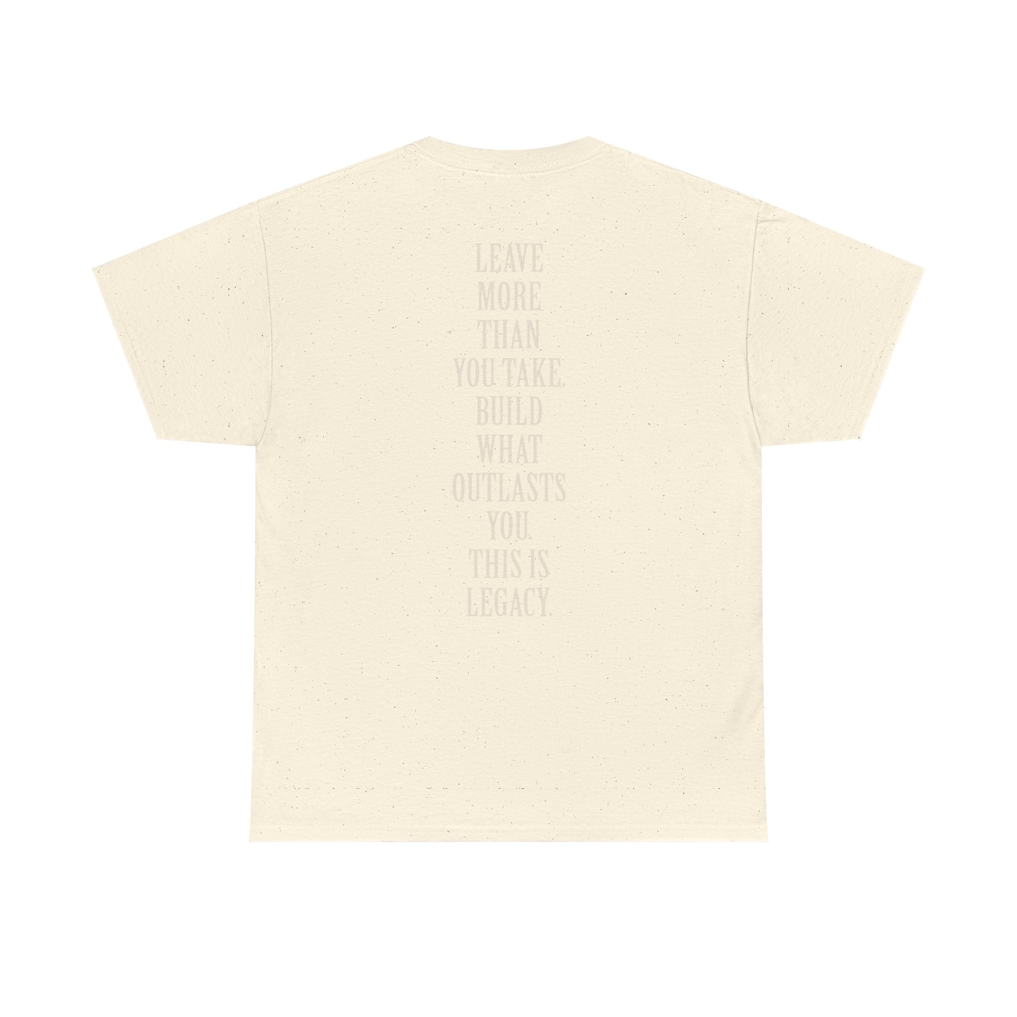 Legacy Graphic Tee — "Legacy" Arch Print Inspirational Cotton Shirt