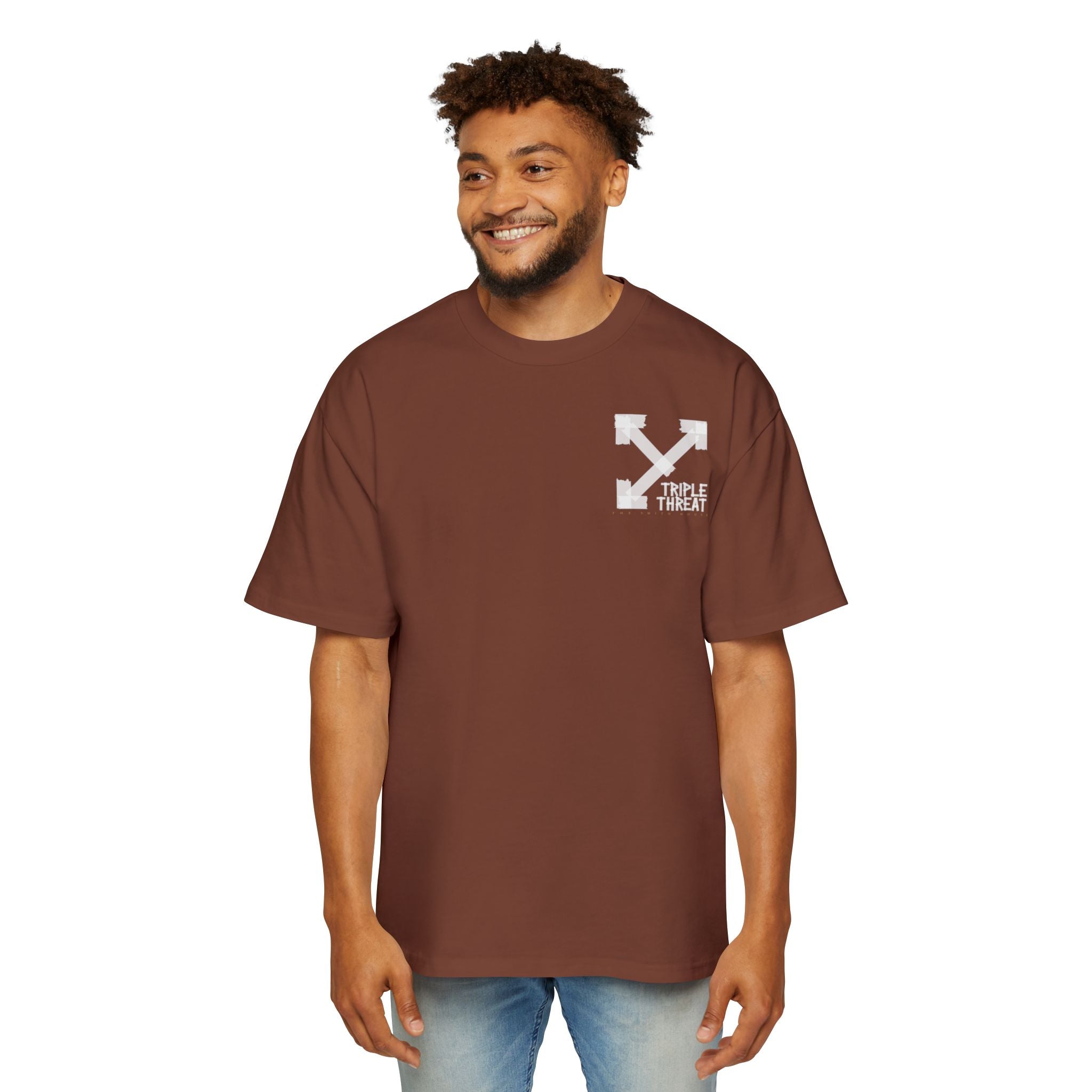 Men's Heavy Oversized Tee - Casual Graphic Tee, Streetwear Style Shirt, Trendy Everyday Wear, Gift for Him, Cool Summer Tee