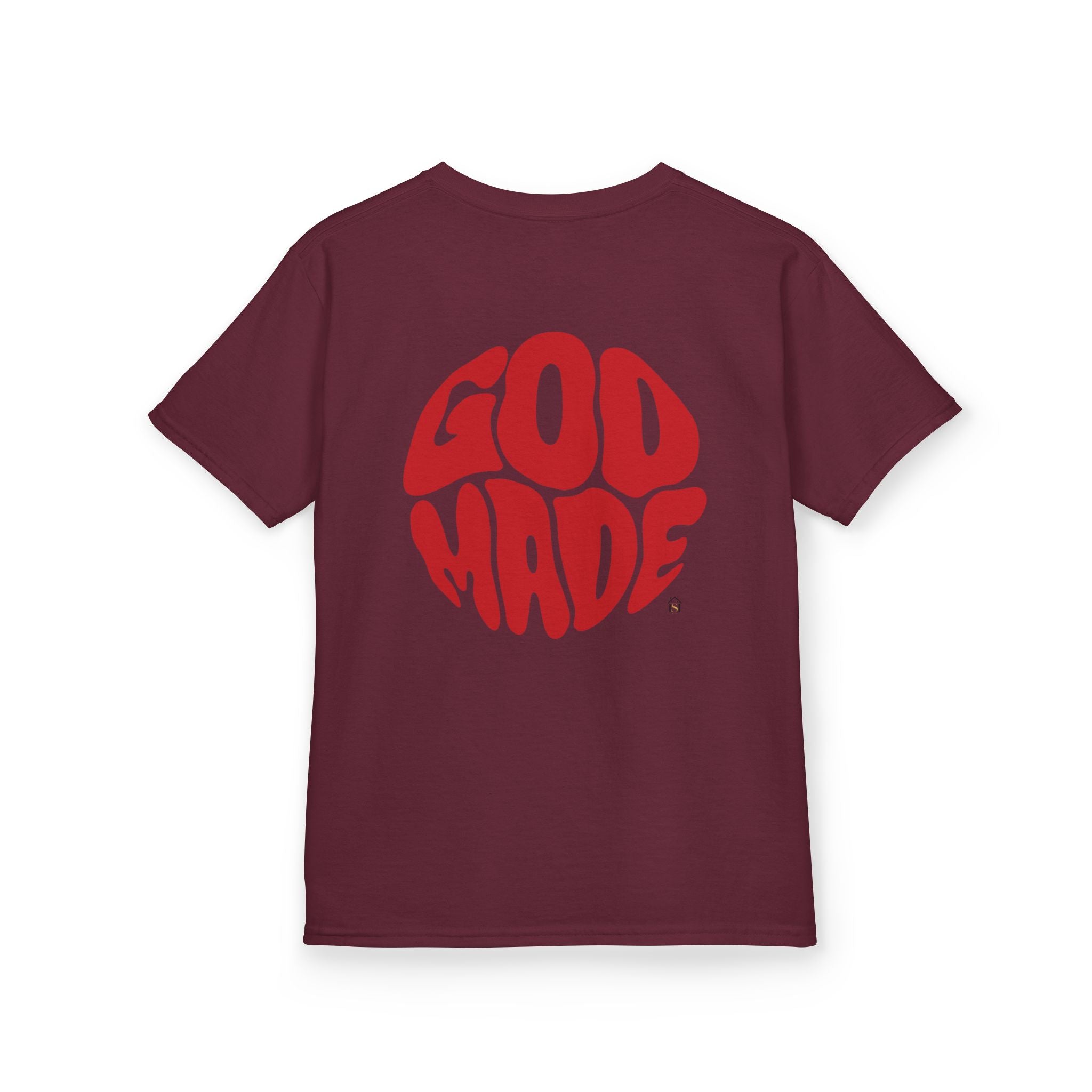Kids Graphic Tee - 'God Made' Design, Perfect for Birthdays, Family Events, Everyday Wear, Unisex, Playful Style