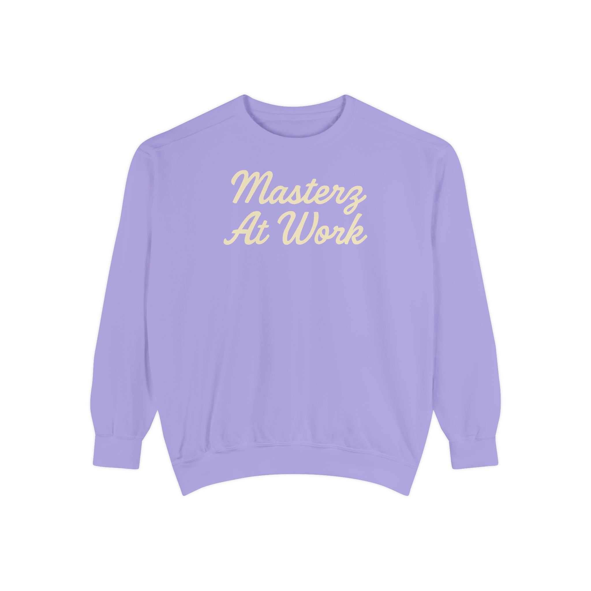 Sweatshirt — "Masterz At Work" Crewneck (Practice Practice Practice)