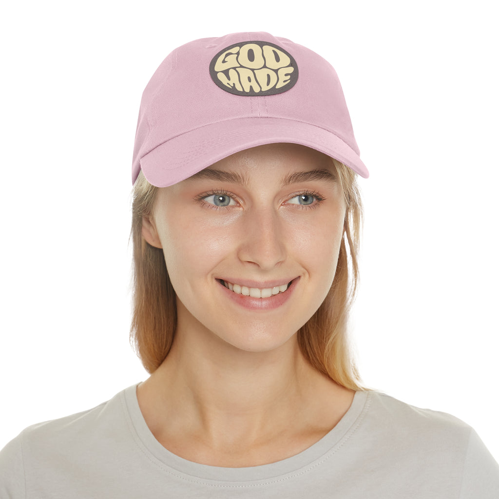 God Made Leather Patch Dad Hat, Casual Cap for Everyday Wear, Perfect Gift for Dads and Nature Lovers, Summer Accessory, Adjustable [...]