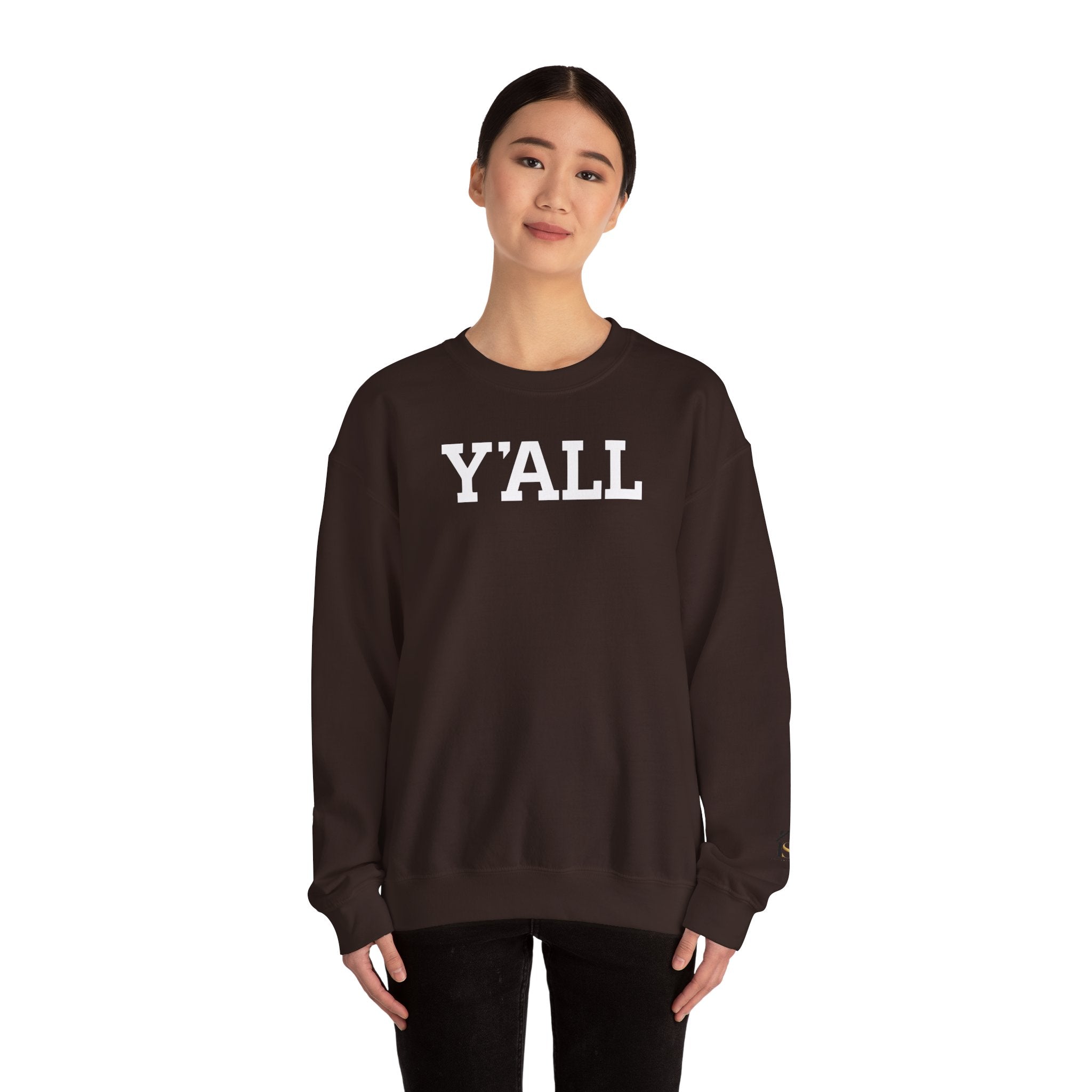 Y'ALL Crewneck Sweatshirt - Cozy Southern Collegiate Pullover
