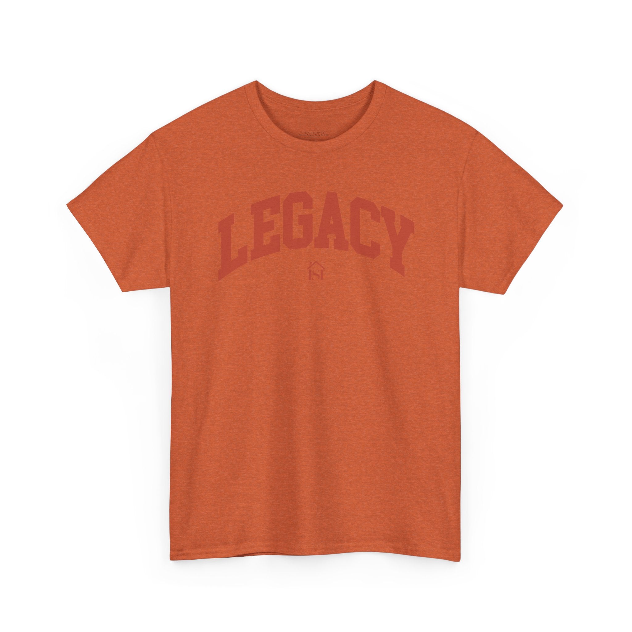 Legacy Graphic Tee — "Legacy" Arch Print Inspirational Cotton Shirt