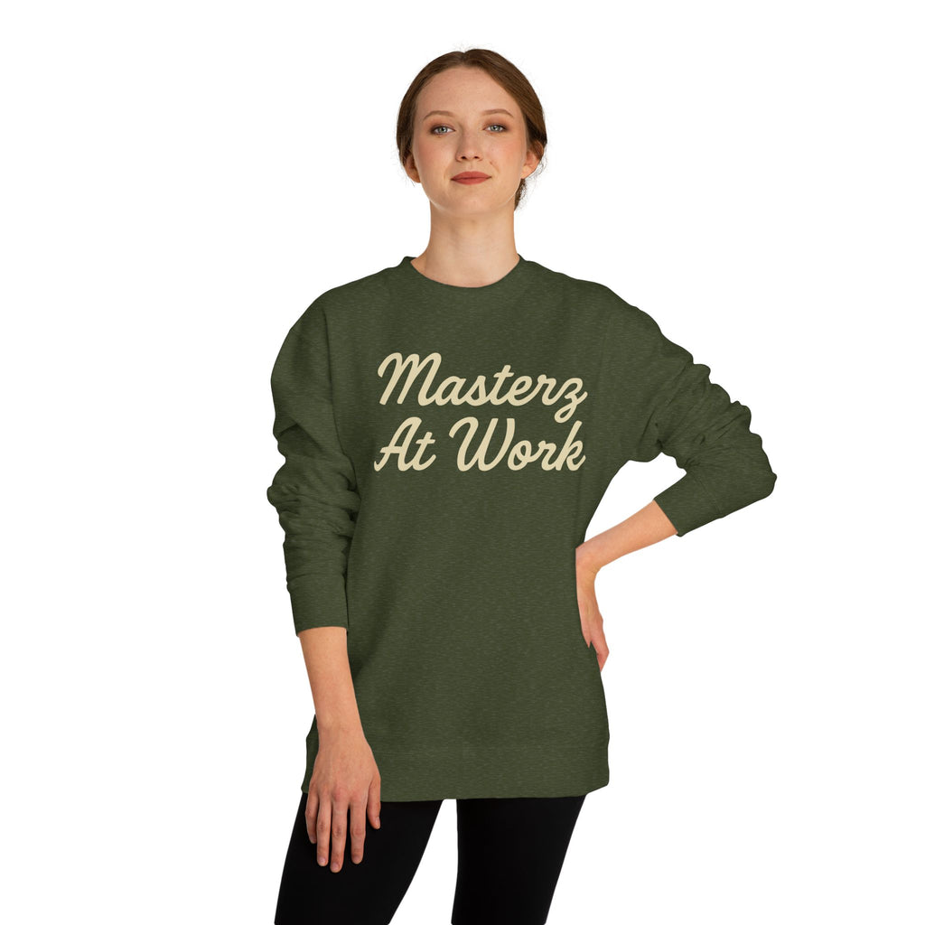 Practice Practice Practice! Crewneck Sweatshirt — "Masterz At Work" Motivational Musician Sweatshirt