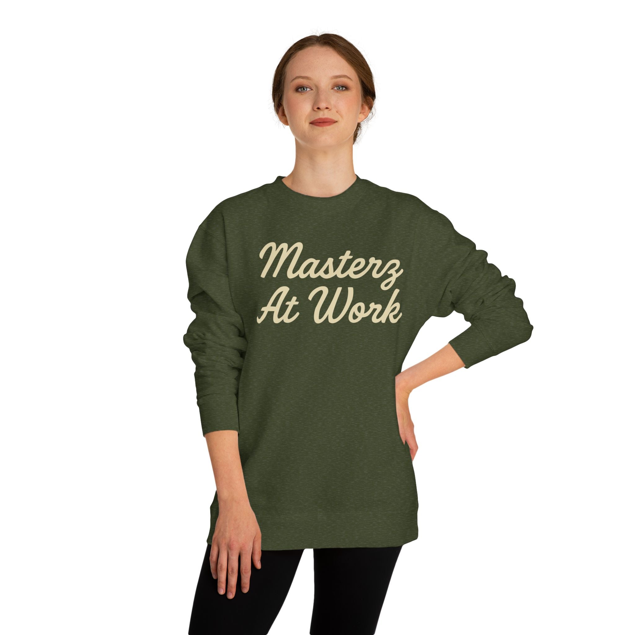 Practice Practice Practice! Crewneck Sweatshirt — "Masterz At Work" Motivational Musician Sweatshirt