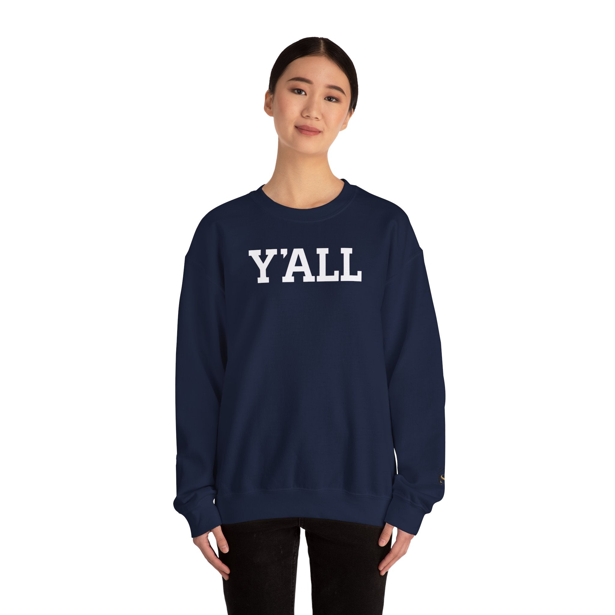 Y'ALL Crewneck Sweatshirt - Cozy Southern Collegiate Pullover