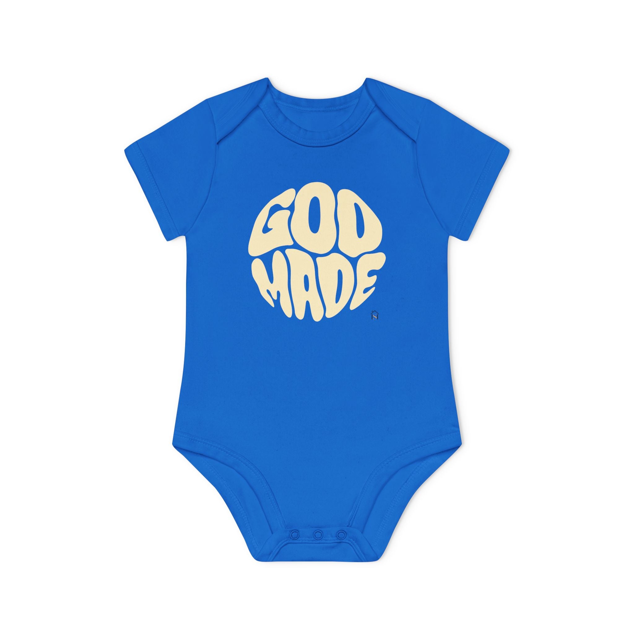 Baby Bodysuit — "God Made" Organic Short Sleeve Infant Onesie