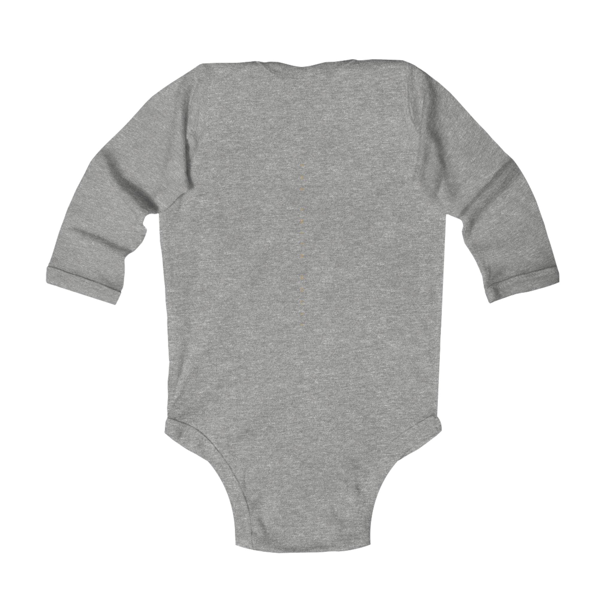 Infant Bodysuit - "God Made" Red Graphic Baby Onesie (Long Sleeve)