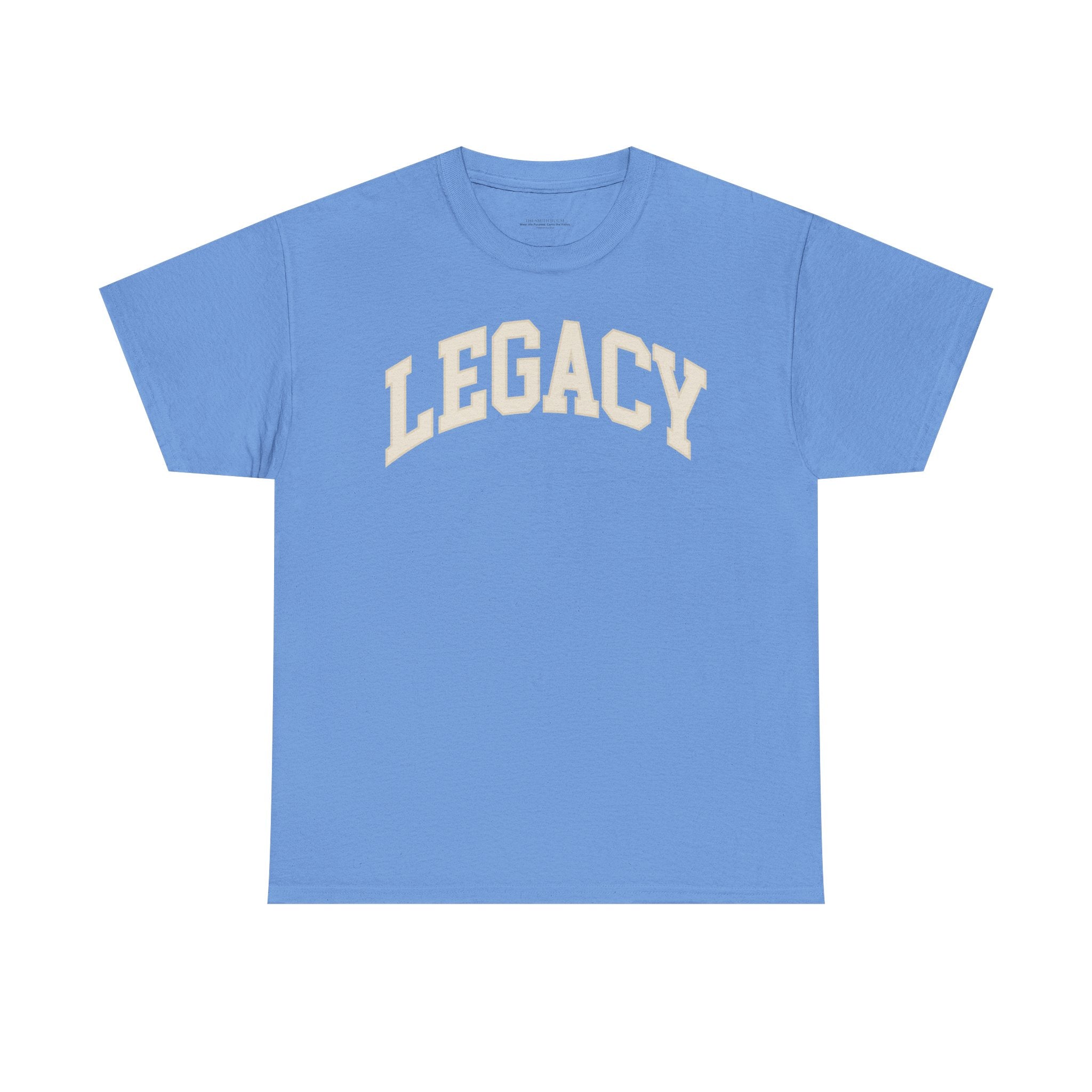 Legacy Graphic Tee — "Legacy" Arch Print Inspirational Cotton Shirt