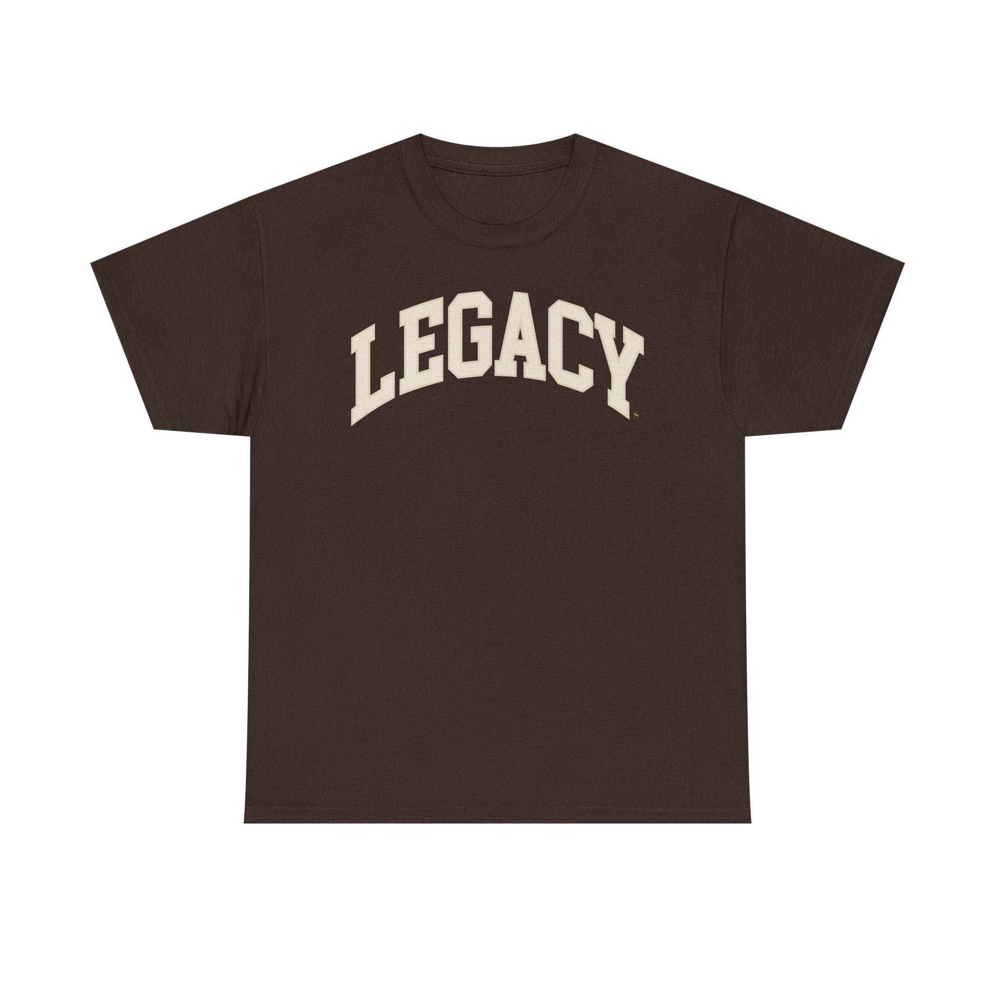 Legacy Graphic Tee — "Legacy" Arch Print Inspirational Cotton Shirt