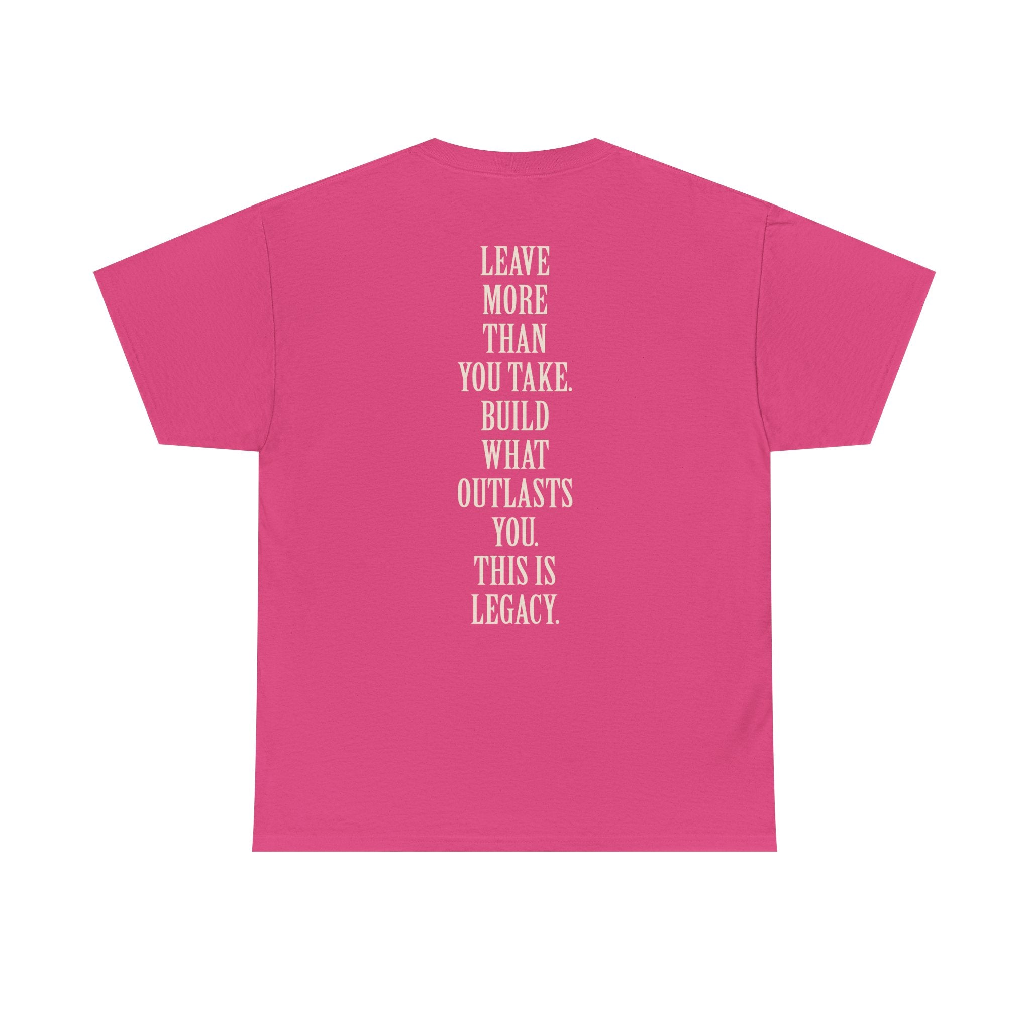 Legacy Graphic Tee — "Legacy" Arch Print Inspirational Cotton Shirt