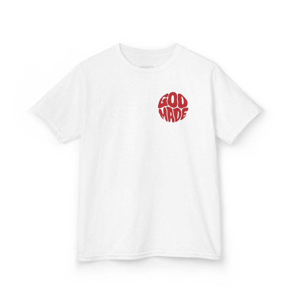 Kids Graphic Tee - 'God Made' Design, Perfect for Birthdays, Family Events, Everyday Wear, Unisex, Playful Style