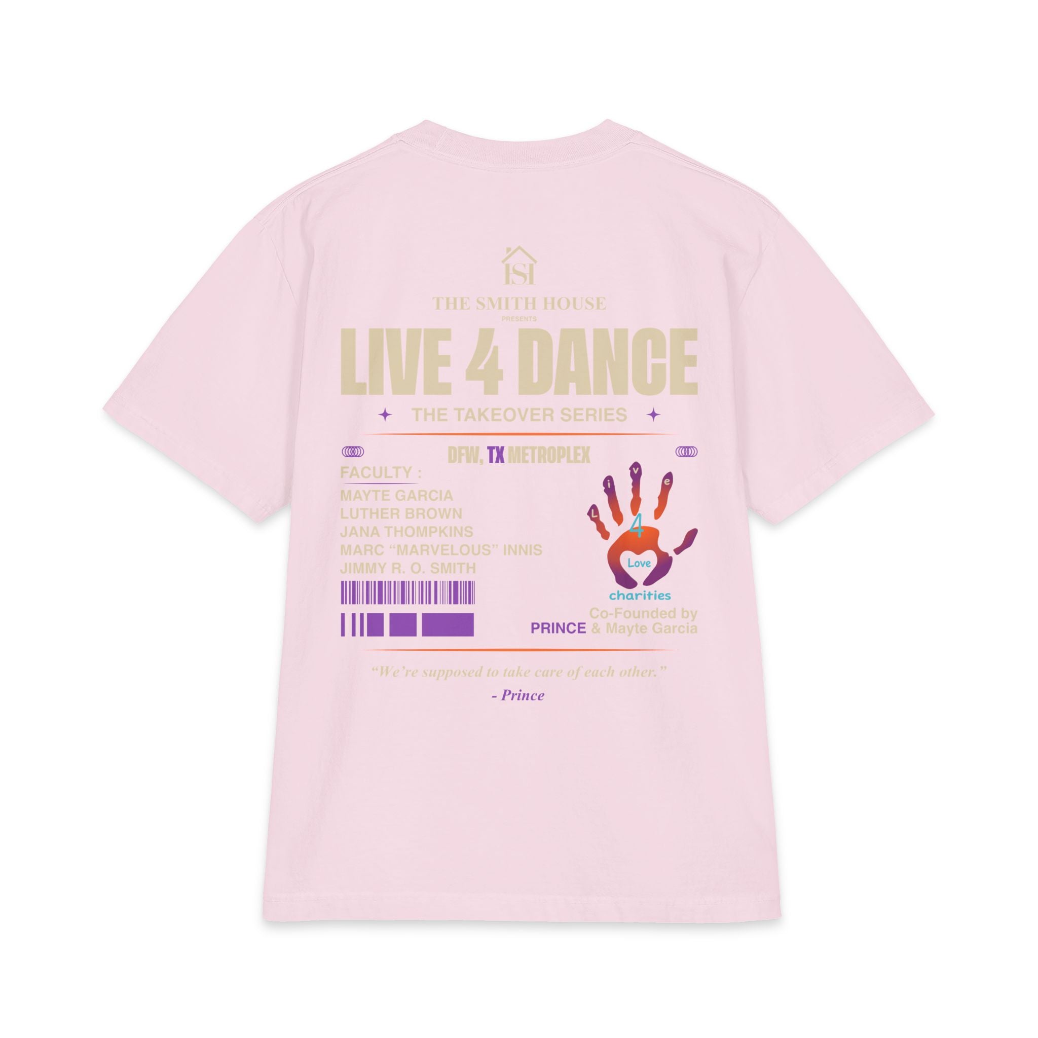 Live 4 Dance DFW Takeover T-Shirt — Live4LoveCharities Dance Convention Shirt