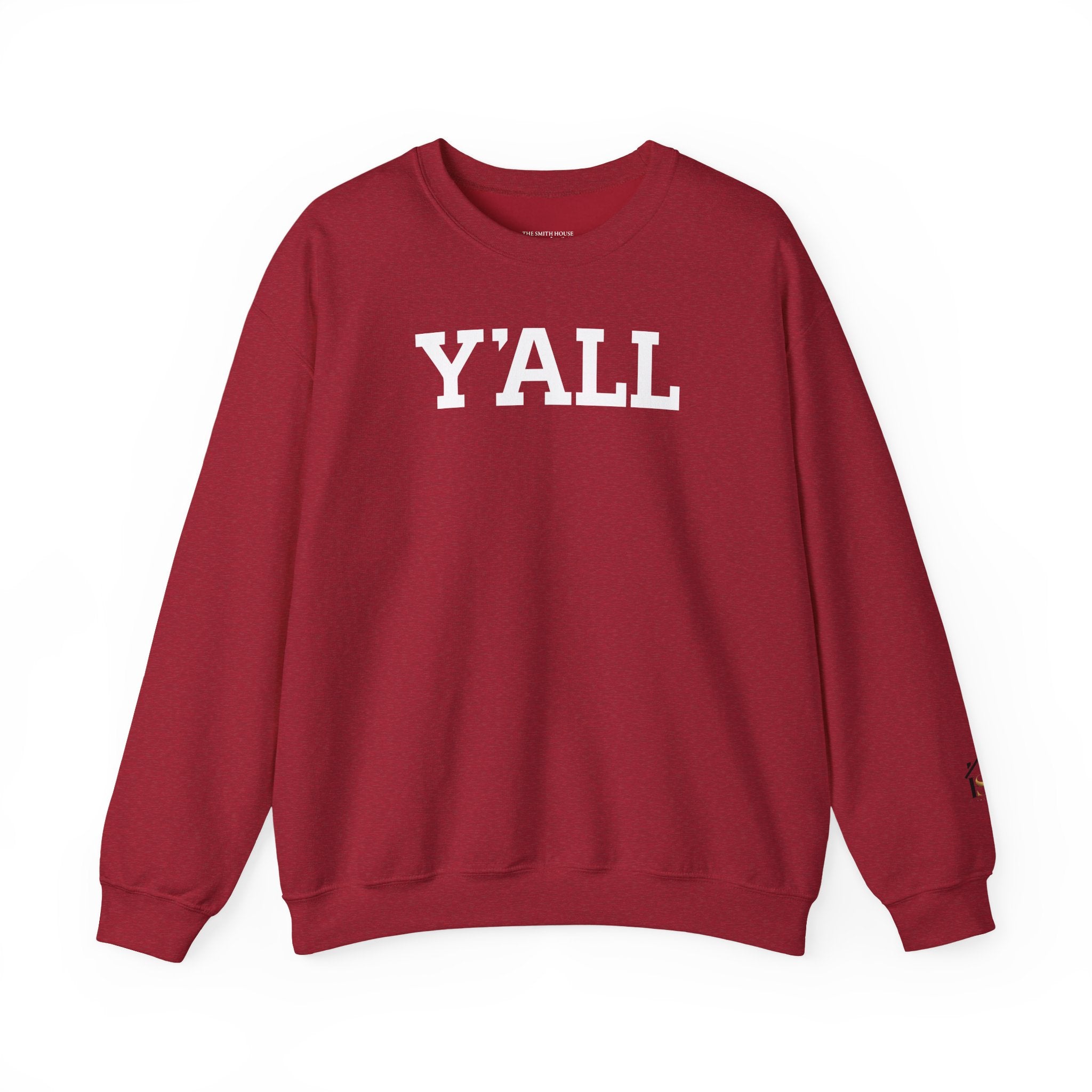 Y'ALL Crewneck Sweatshirt - Cozy Southern Collegiate Pullover