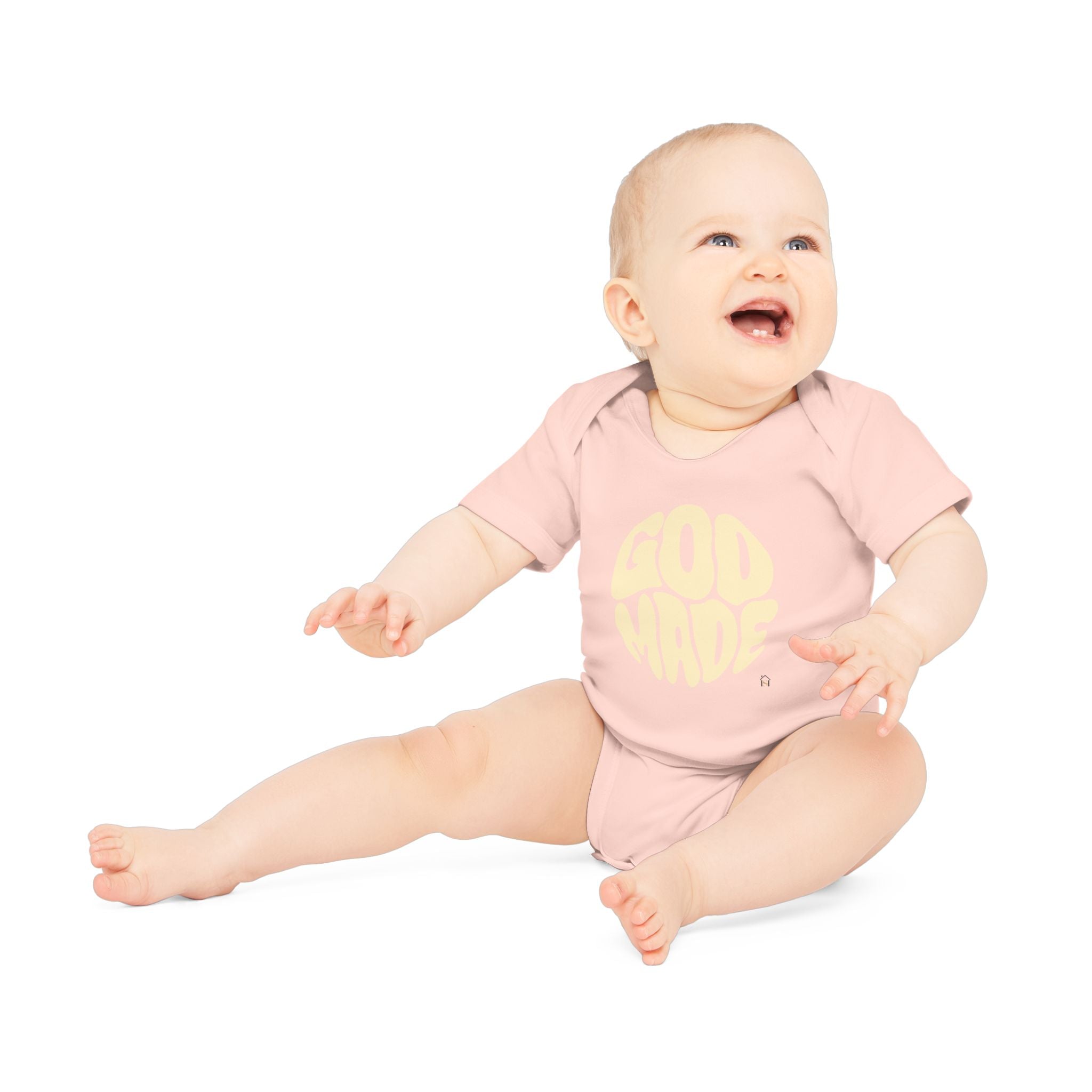 Baby Bodysuit — "God Made" Organic Short Sleeve Infant Onesie