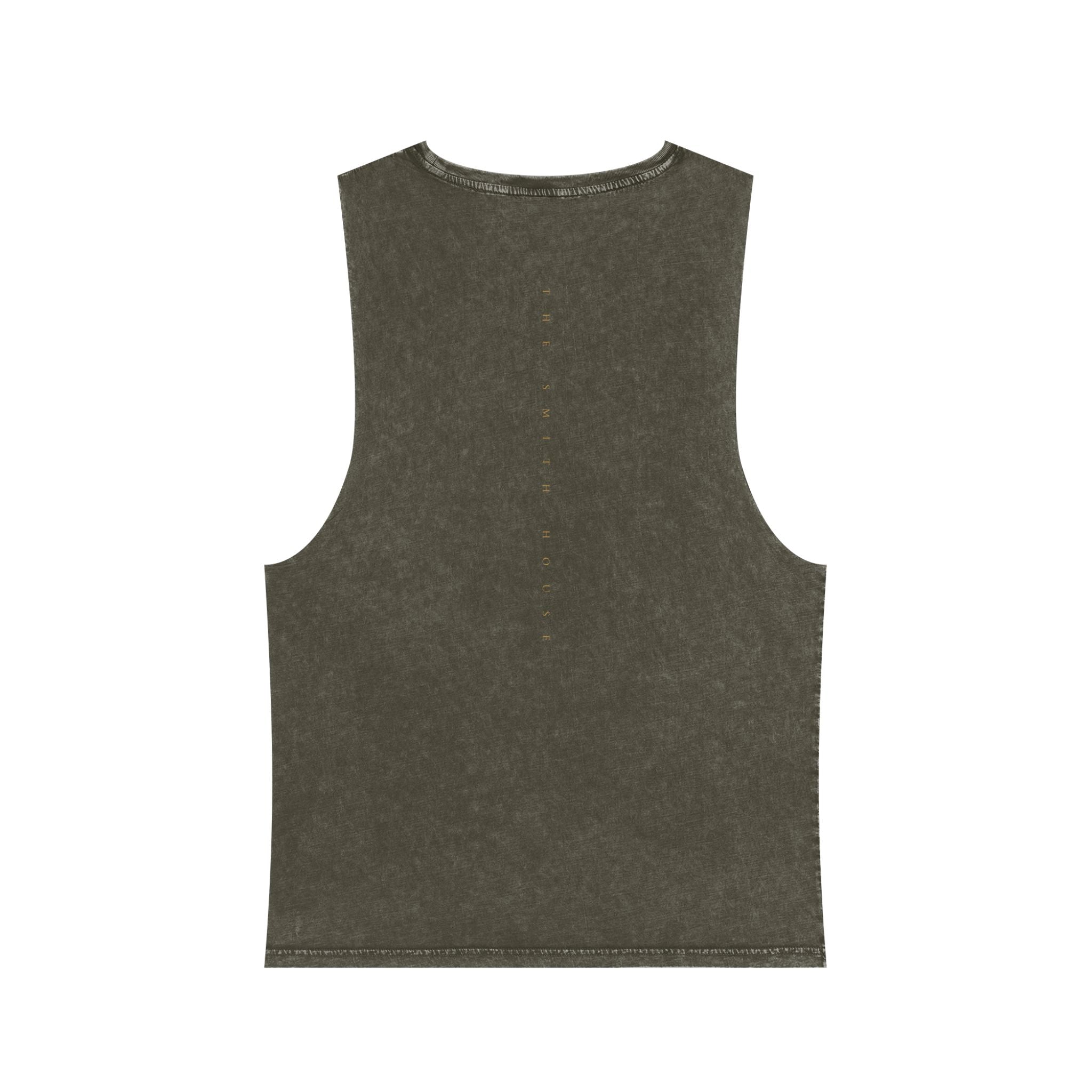 Unisex Stonewash Tank Top, Retro Graphic Tee, God Made Design, Casual Summer Wear, Gift for Friends, Spiritual Apparel