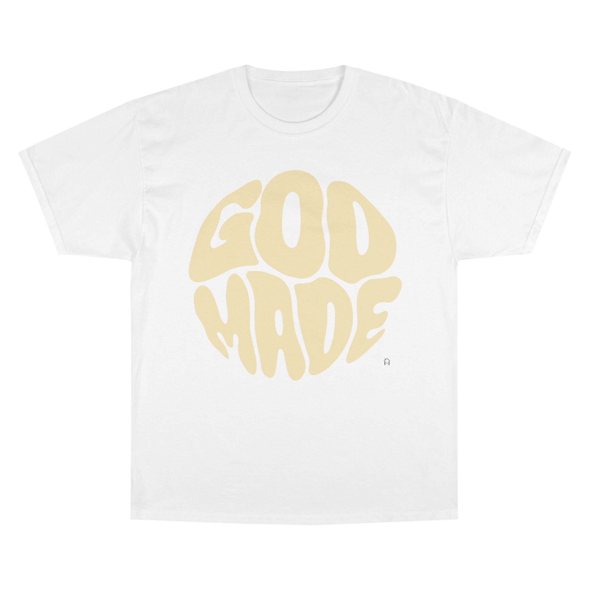 God Made Champion T-Shirt, Casual Wear, Gift for Believers, Inspirational Tee, Everyday Comfort