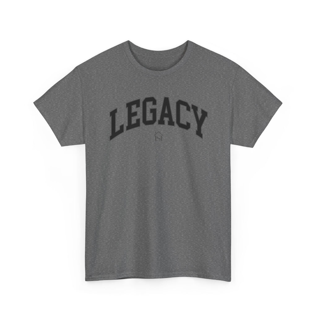 Legacy Graphic Tee — "Legacy" Arch Print Inspirational Cotton Shirt