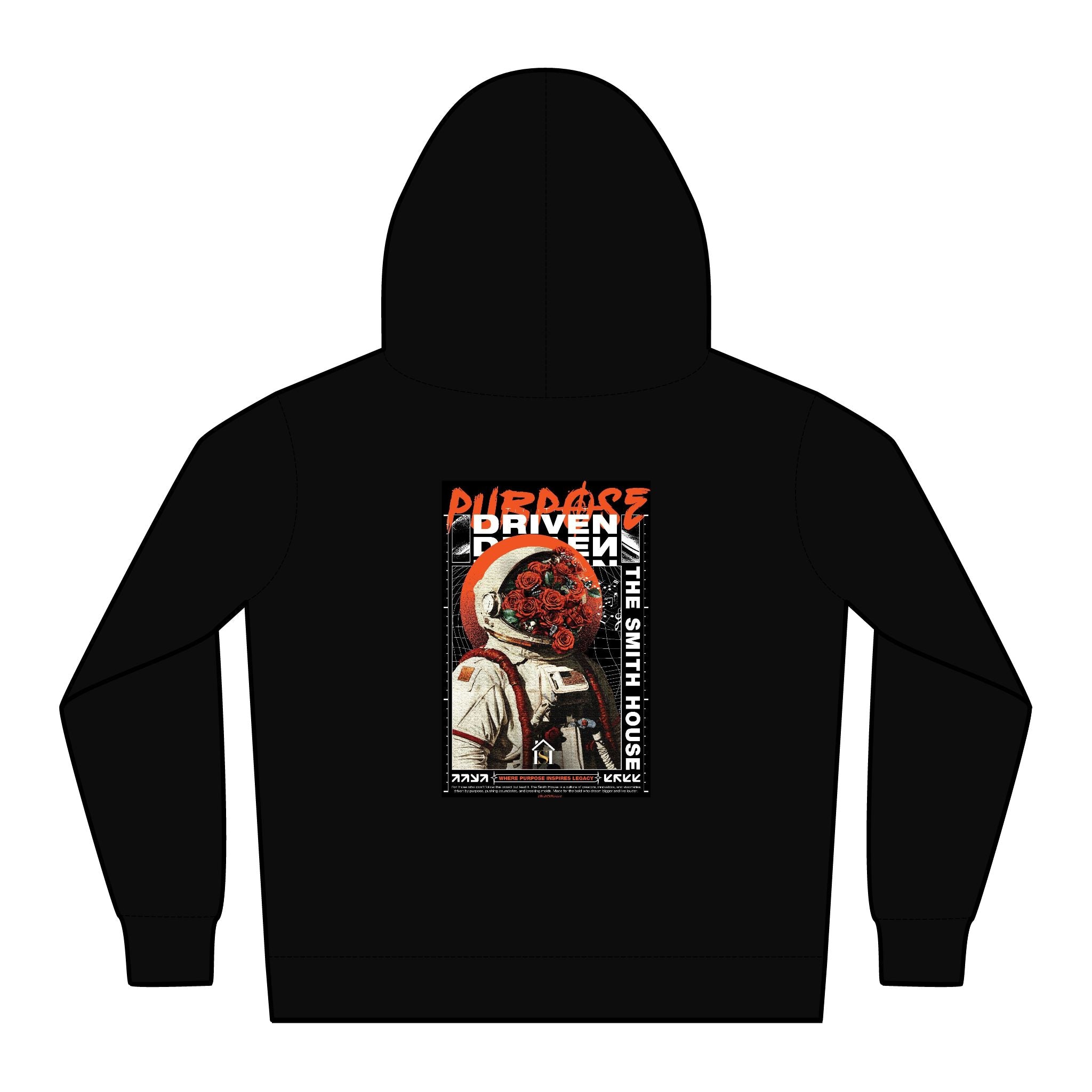 Purpose Driven Kids Relax Hoodie - Cool Black Design for Comfort & Style