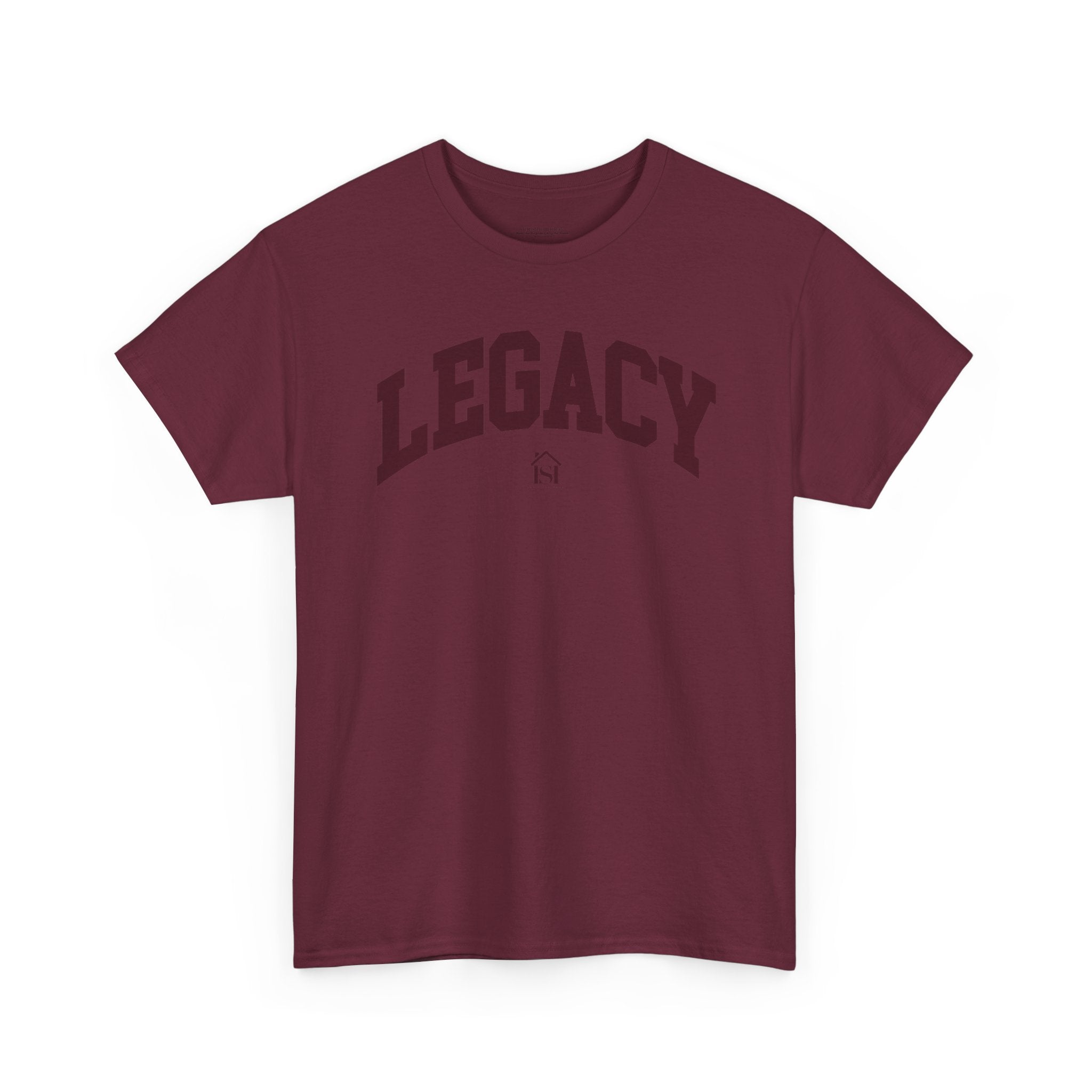 Legacy Graphic Tee — "Legacy" Arch Print Inspirational Cotton Shirt