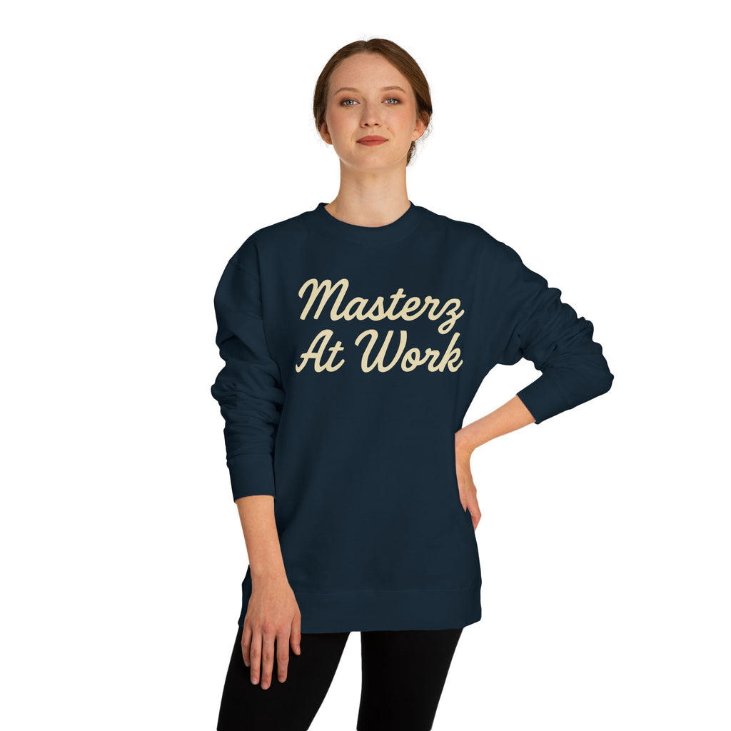 Practice Practice Practice! Crewneck Sweatshirt — "Masterz At Work" Motivational Musician Sweatshirt