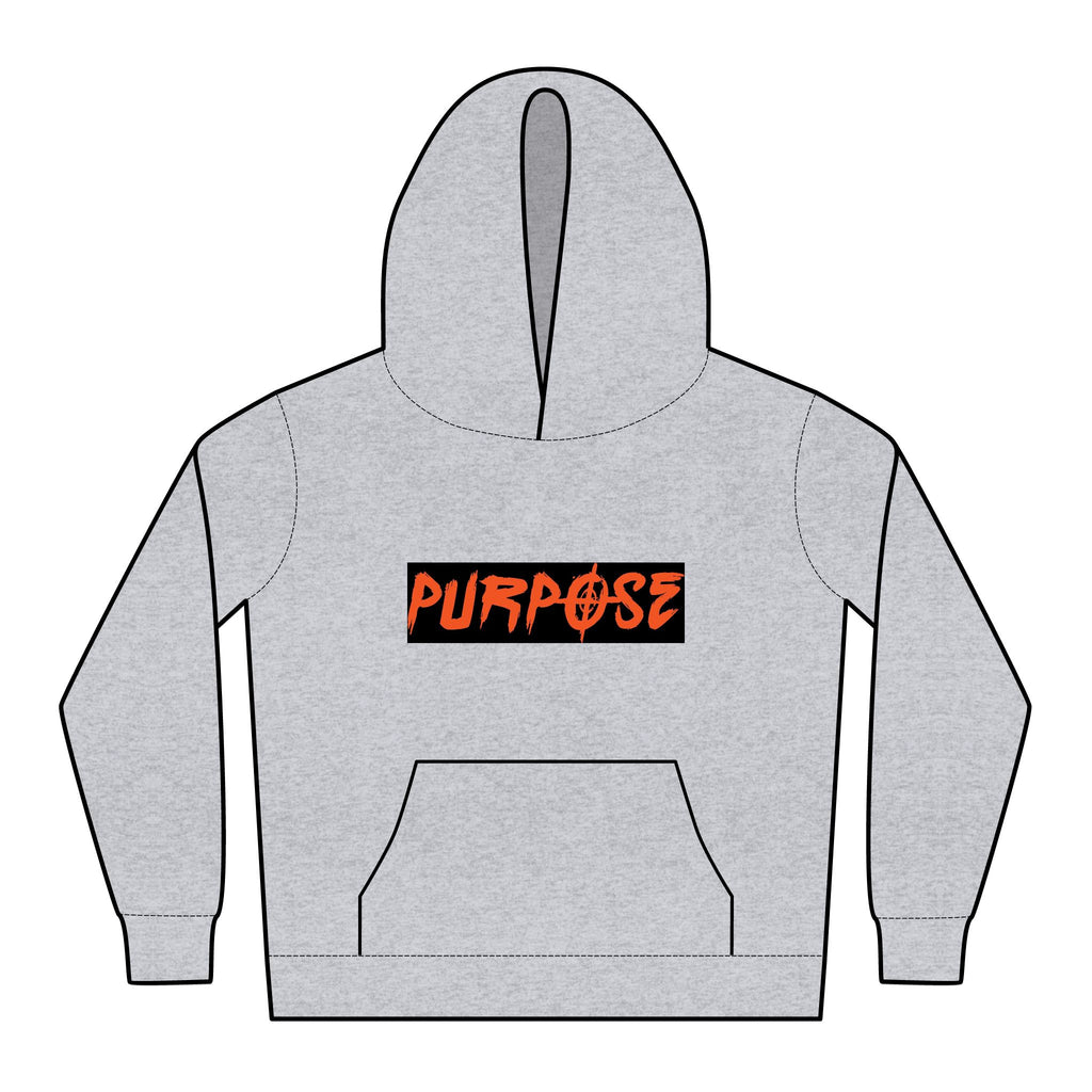 Purpose Driven Kids Relax Hoodie - Cool Black Design for Comfort & Style