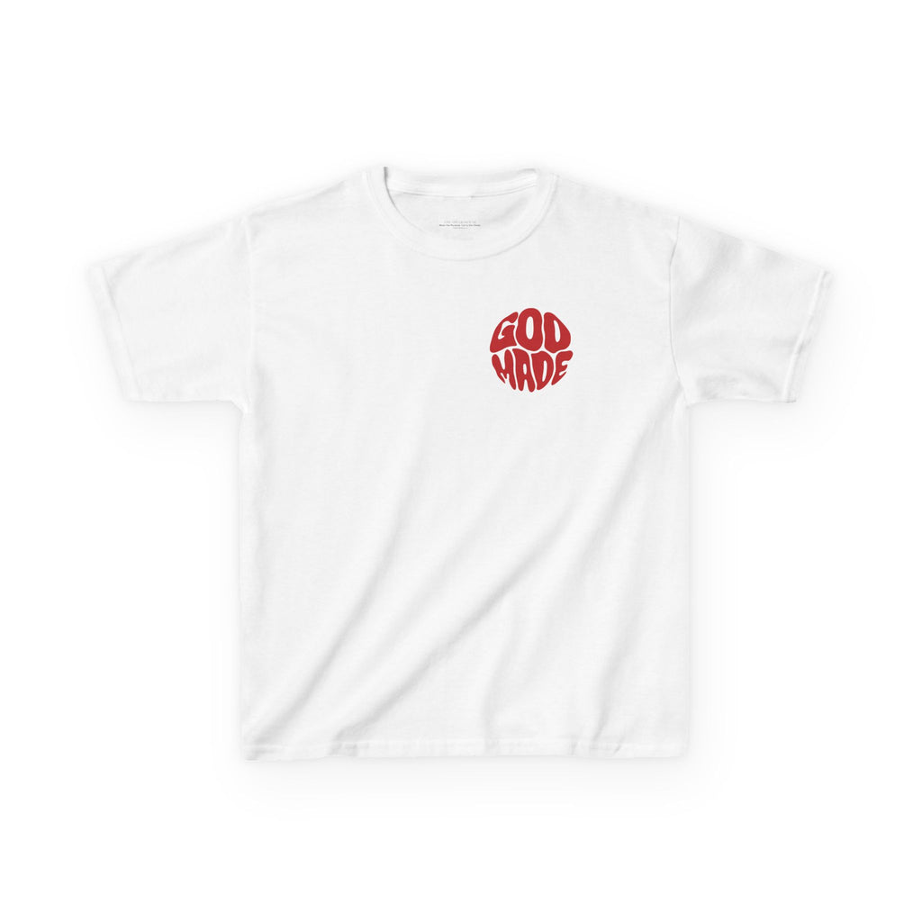 Kids Graphic Tee - 'God Made' Design, Perfect for Birthdays, Family Events, Everyday Wear, Unisex, Playful Style
