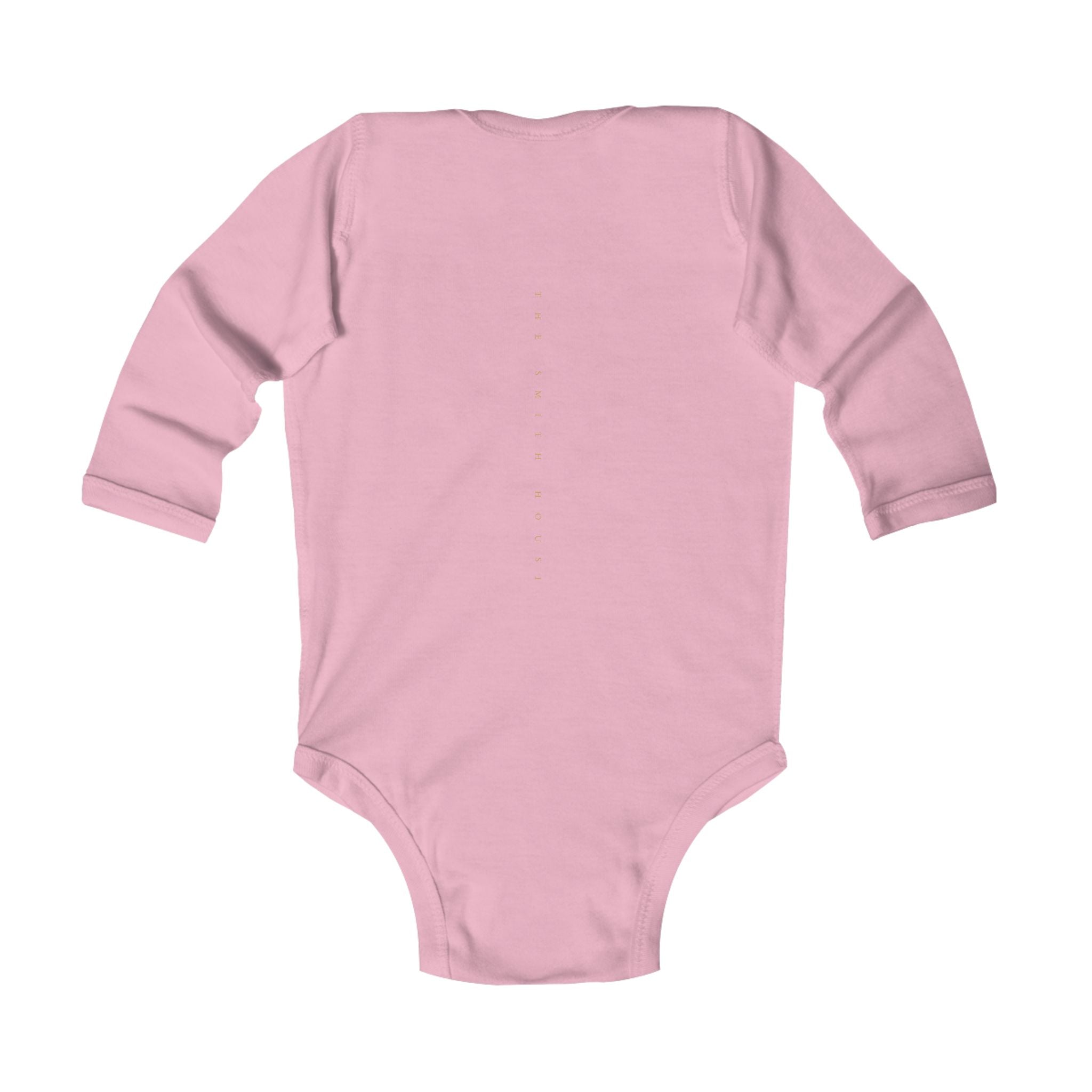 Infant Bodysuit - "God Made" Red Graphic Baby Onesie (Long Sleeve)