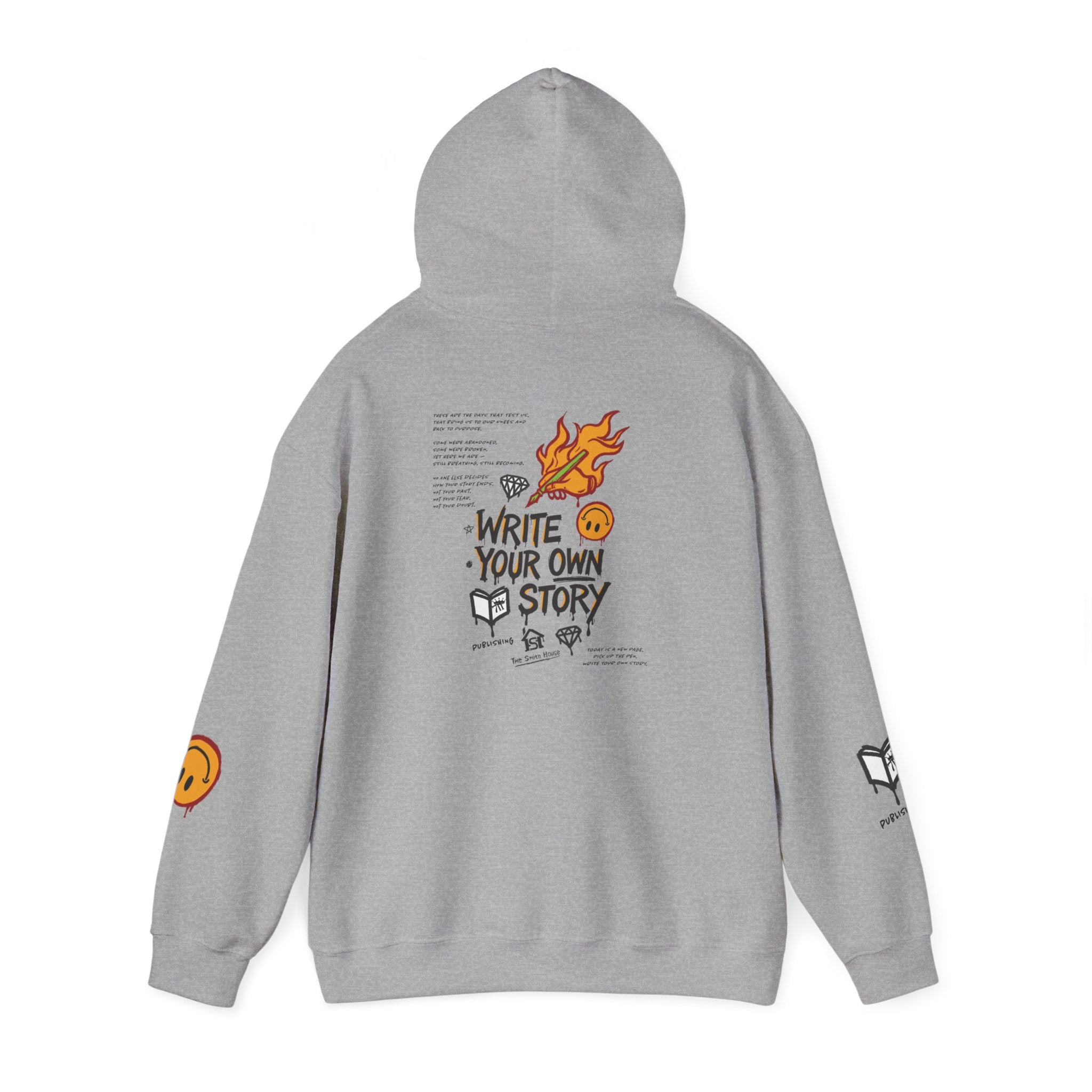 Hoodie — "Write Your Own Story" Inspirational Graphic Hoodie