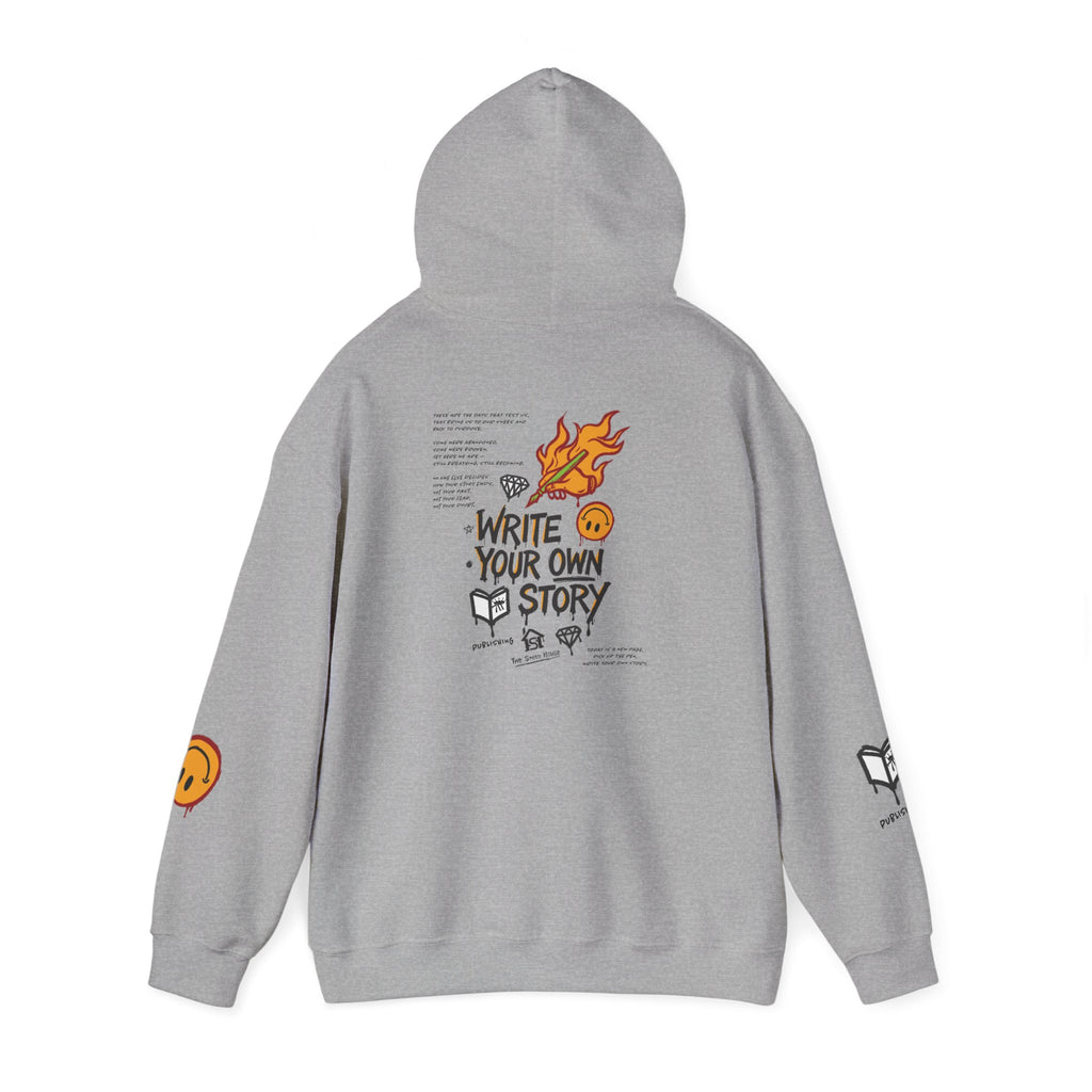 Hoodie — "Write Your Own Story" Inspirational Graphic Hoodie