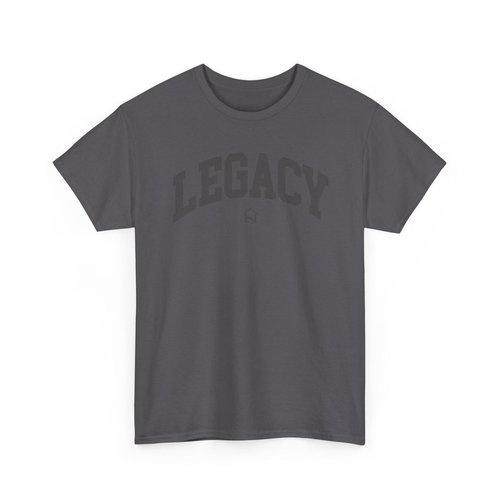 Legacy Graphic Tee — "Legacy" Arch Print Inspirational Cotton Shirt