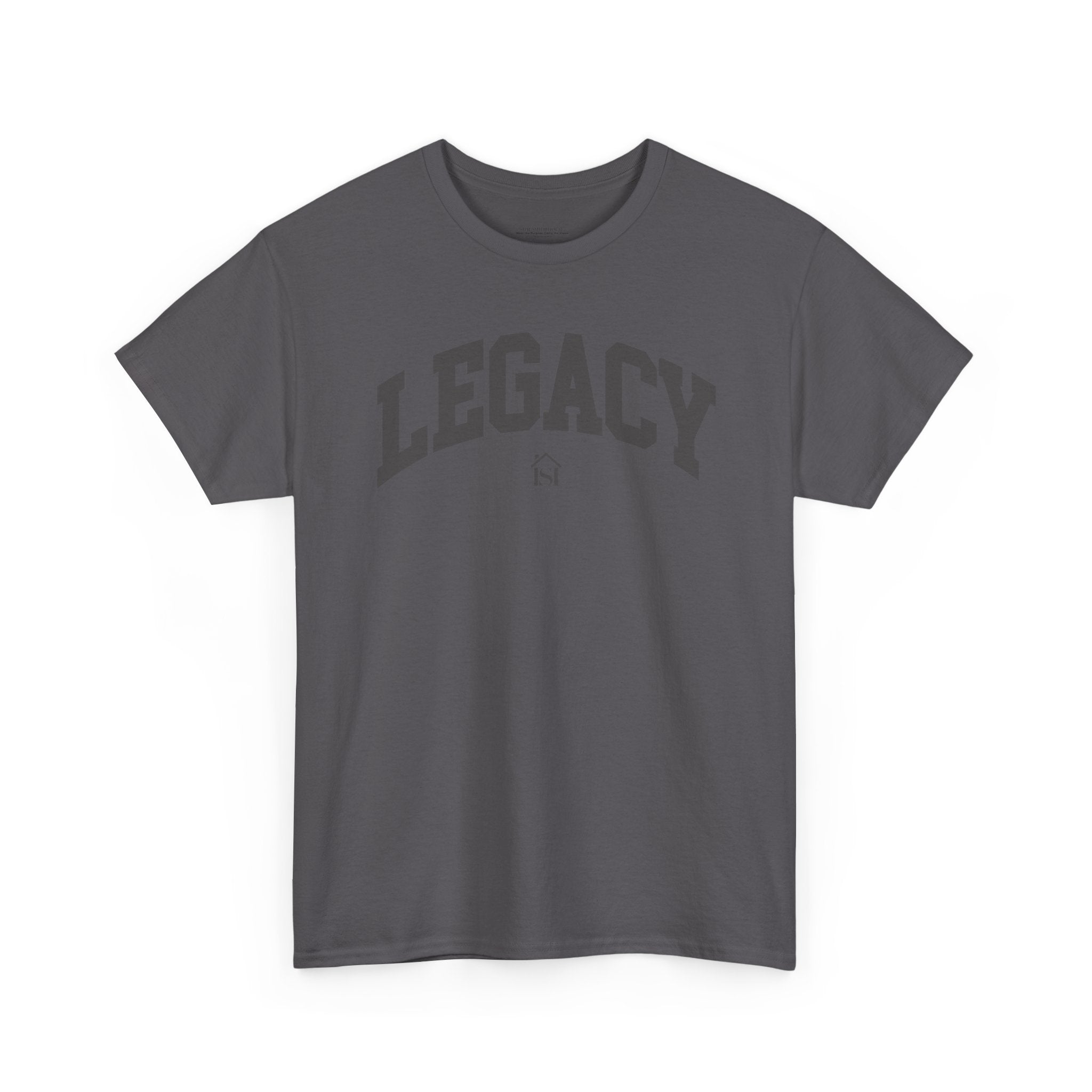 Legacy Graphic Tee — "Legacy" Arch Print Inspirational Cotton Shirt