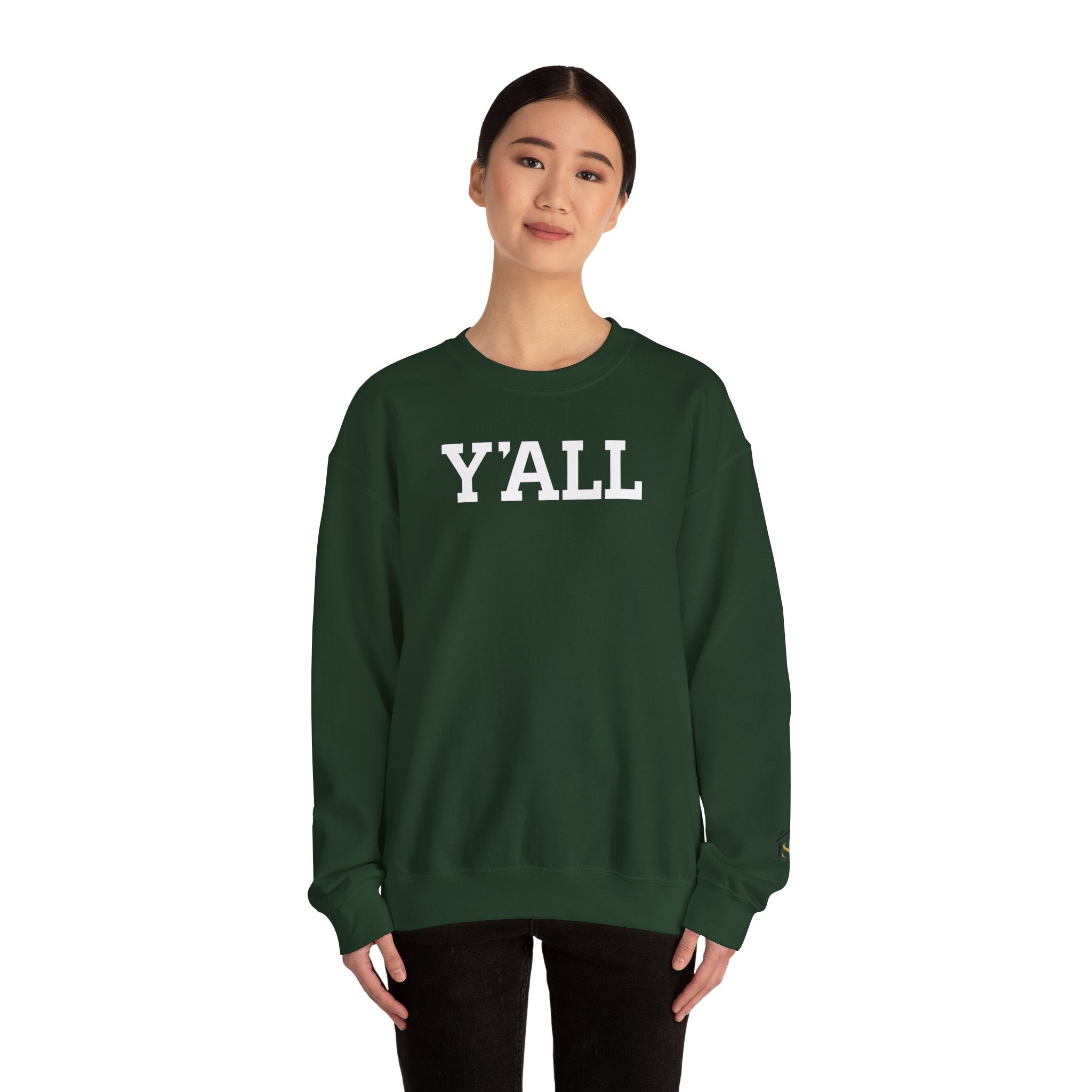 Y'ALL Crewneck Sweatshirt - Cozy Southern Collegiate Pullover