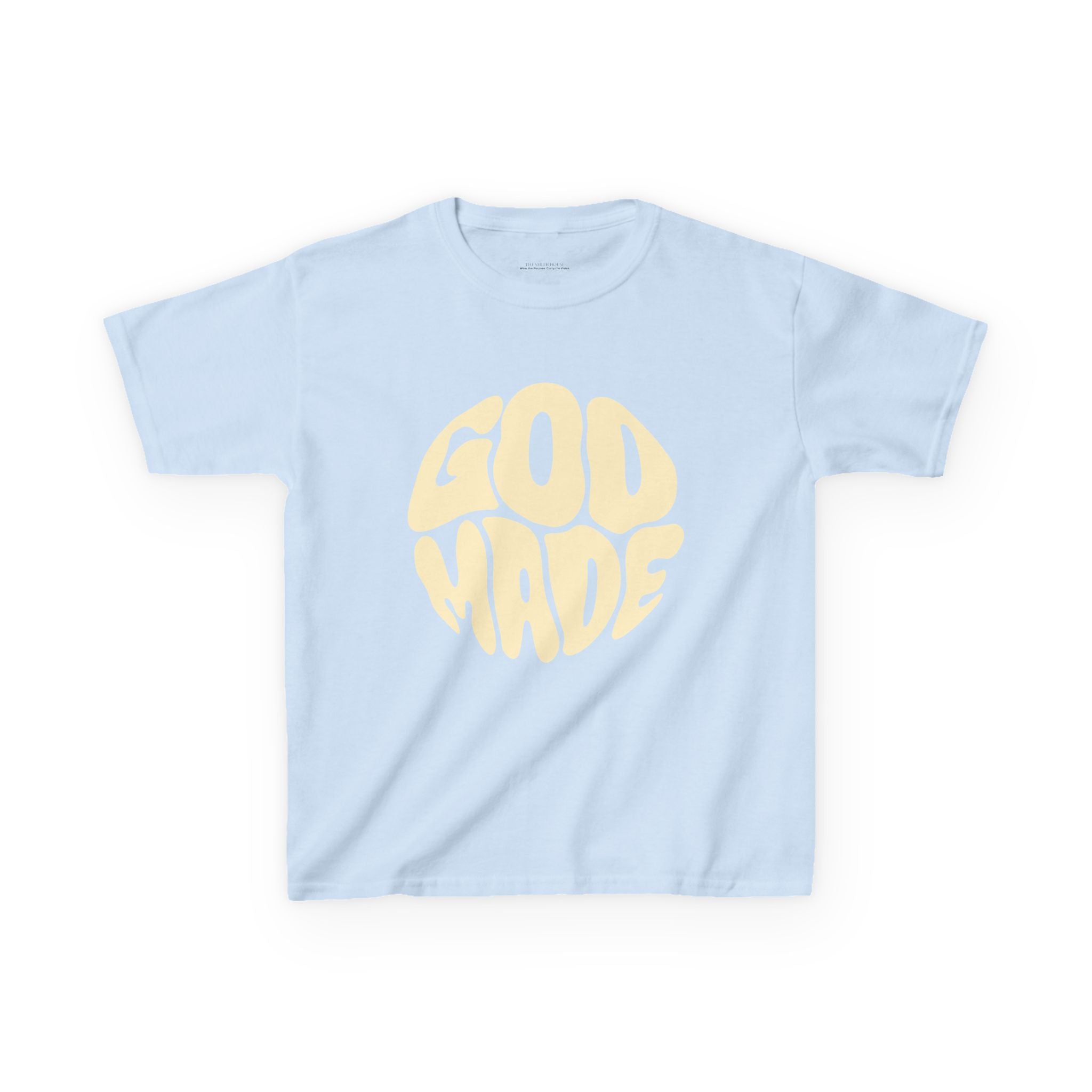 Kids God Made Tee - Fun & Faithful Cotton T-Shirt, Perfect for Birthdays, Holidays, Everyday Wear, Gift for Kids