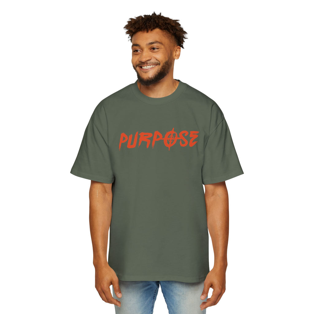 Graphic Tee — “Purpose” Front & Triple Threat Movie Poster Back