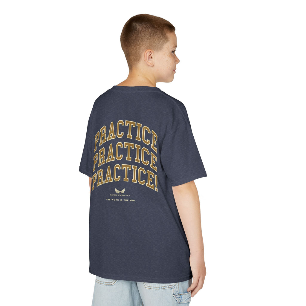 Kids Tee — "Practice Practice PRACTICE" Motivational Tee