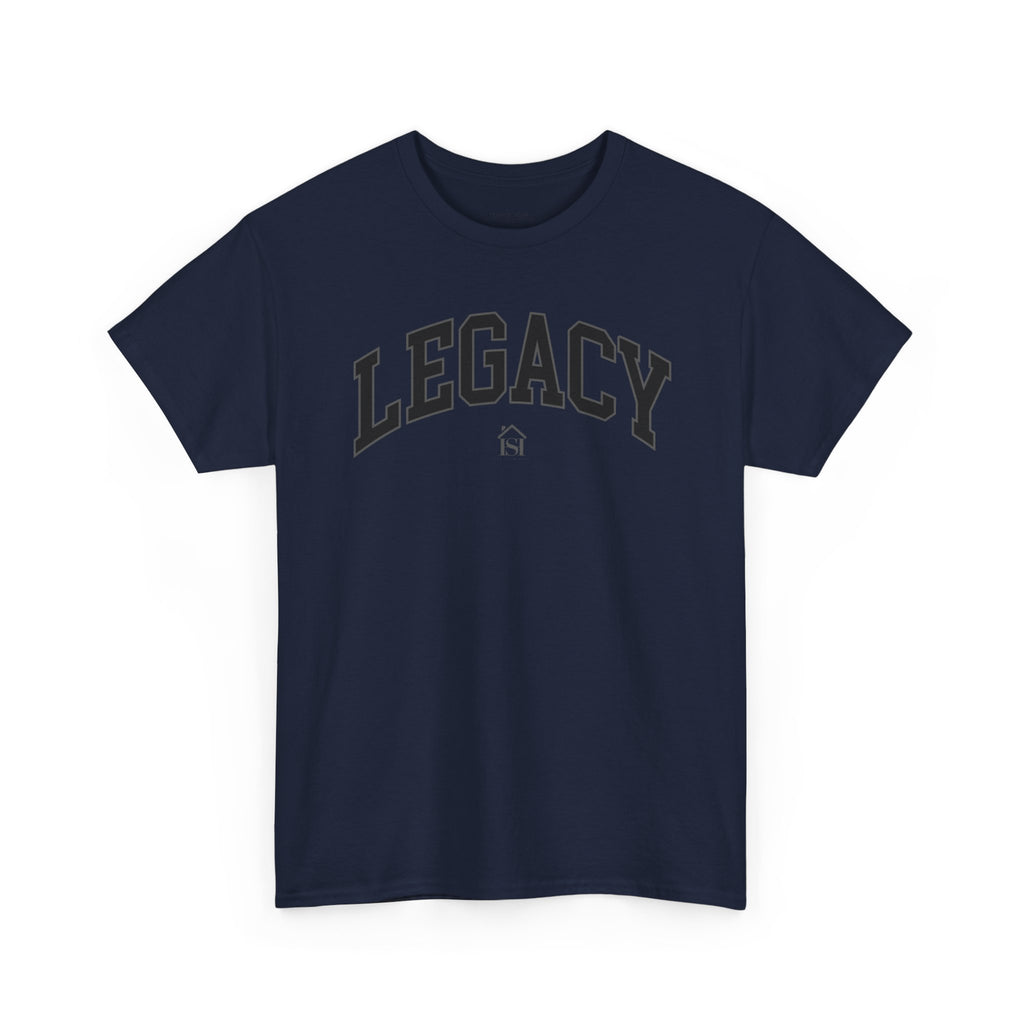 Legacy Graphic Tee — "Legacy" Arch Print Inspirational Cotton Shirt
