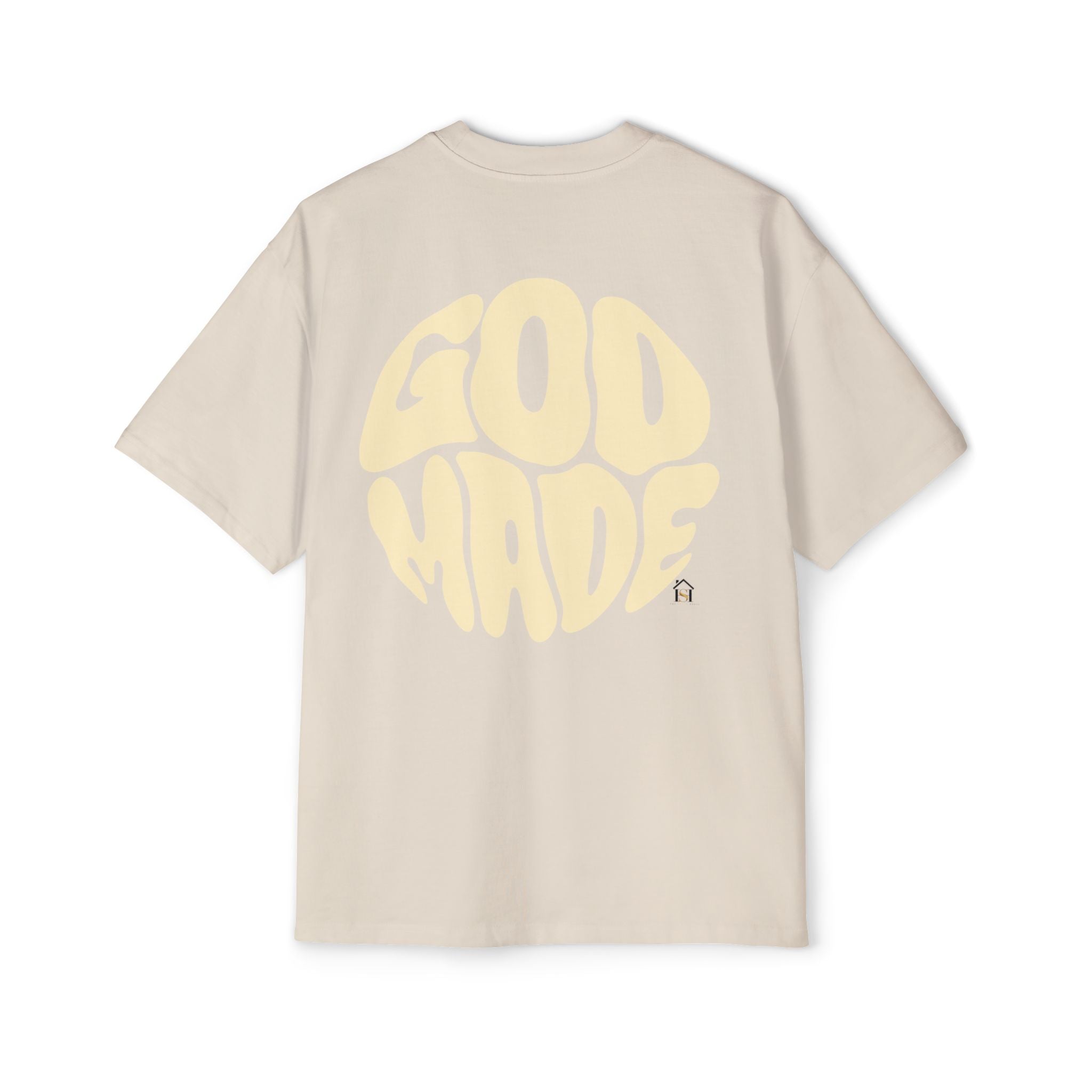 God Made Men's Heavy Oversized Tee, Casual Streetwear, Trendy Graphic Shirt, Unisex Gift, Everyday Comfort, Statement Tee