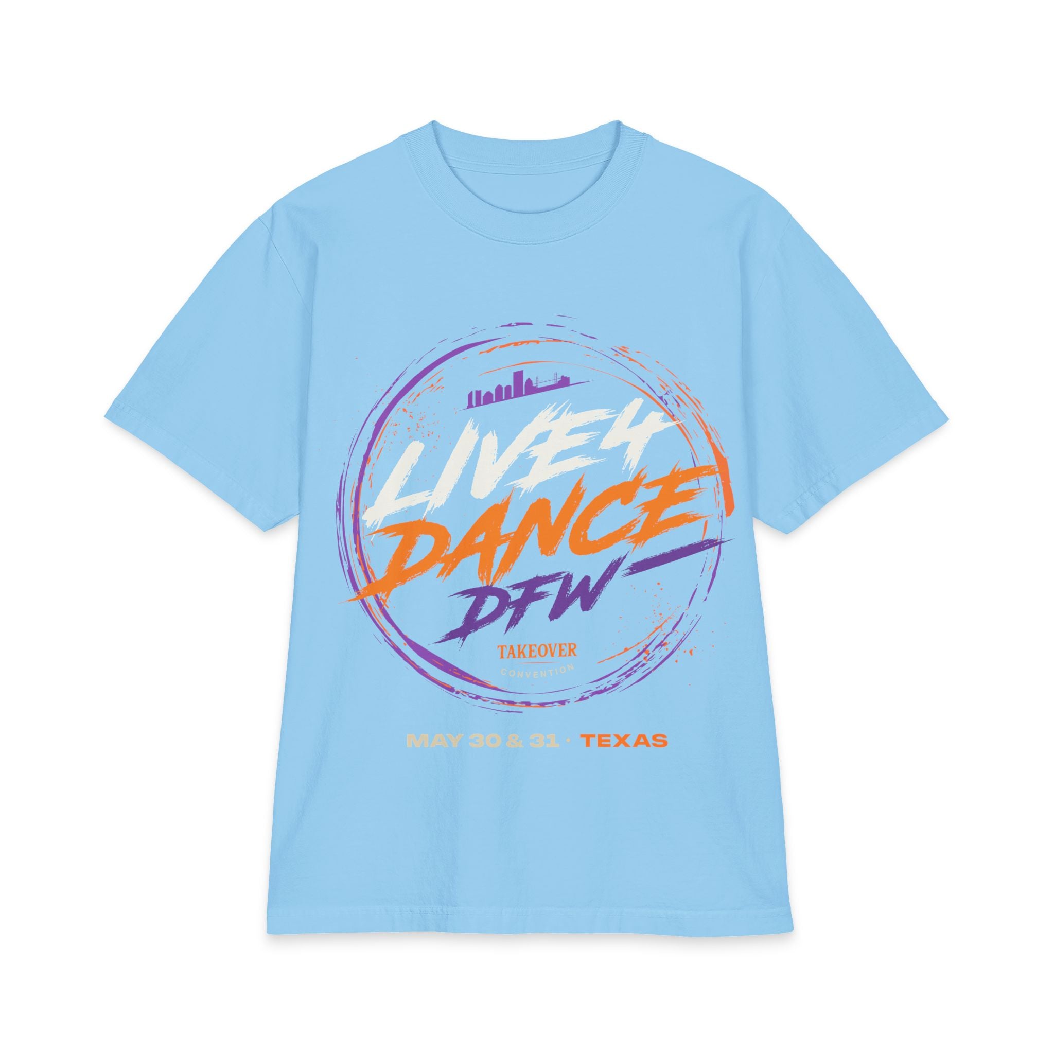 Live 4 Dance DFW Takeover T-Shirt — Live4LoveCharities Dance Convention Shirt