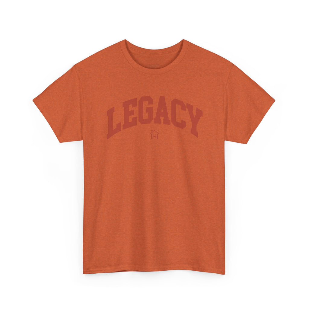 Legacy Graphic Tee — "Legacy" Arch Print Inspirational Cotton Shirt