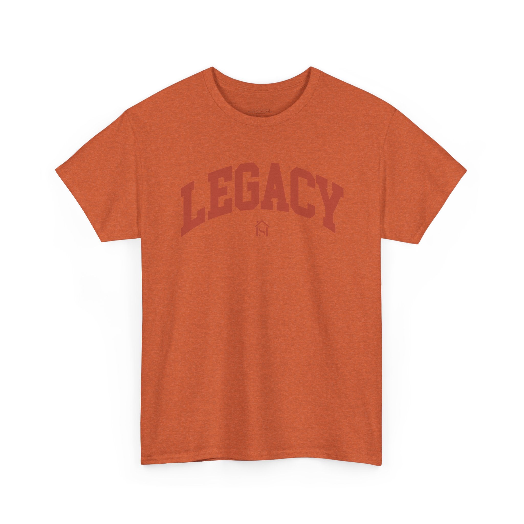 Legacy Graphic Tee — "Legacy" Arch Print Inspirational Cotton Shirt