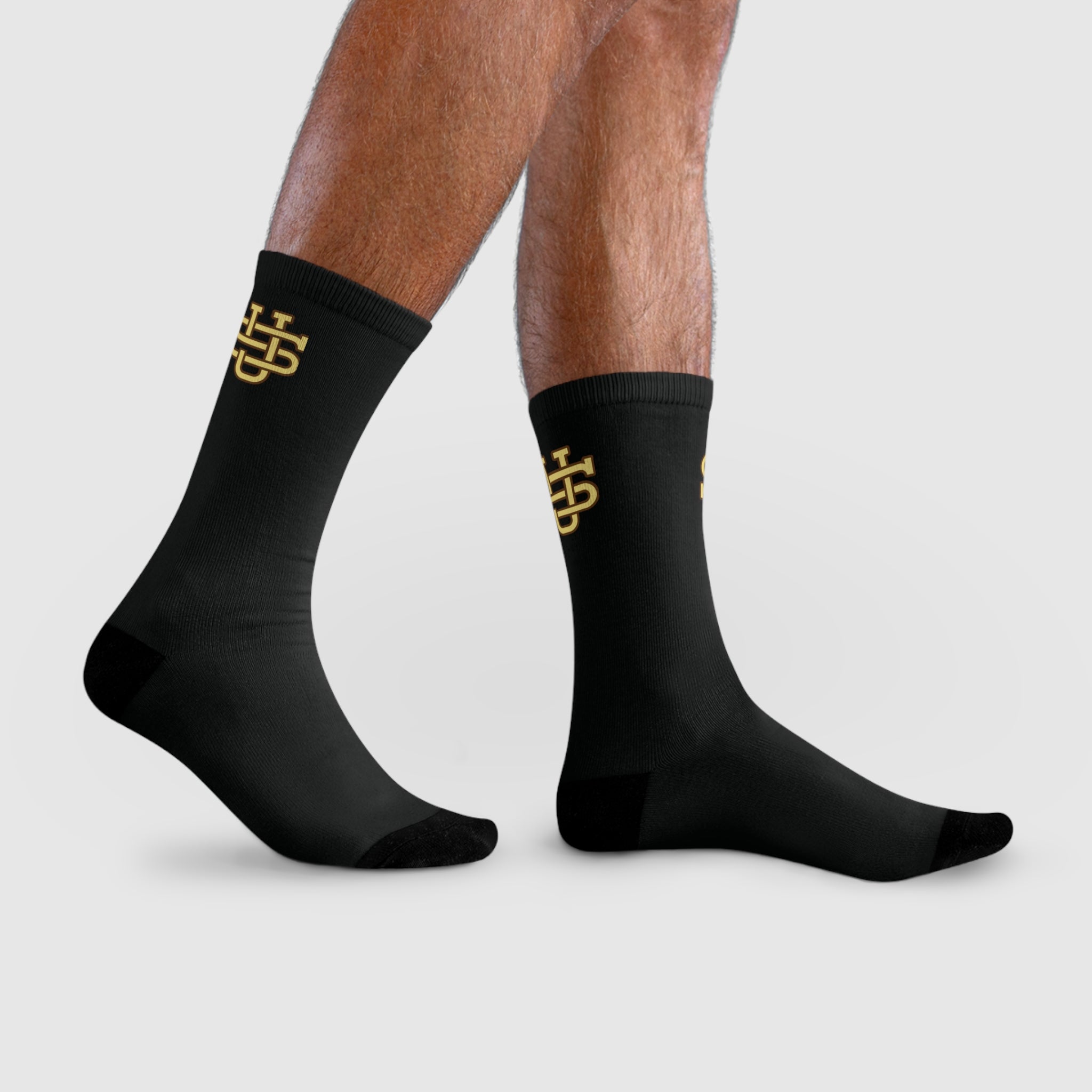 Stylish Sublimation Crew Socks with Trendy Design