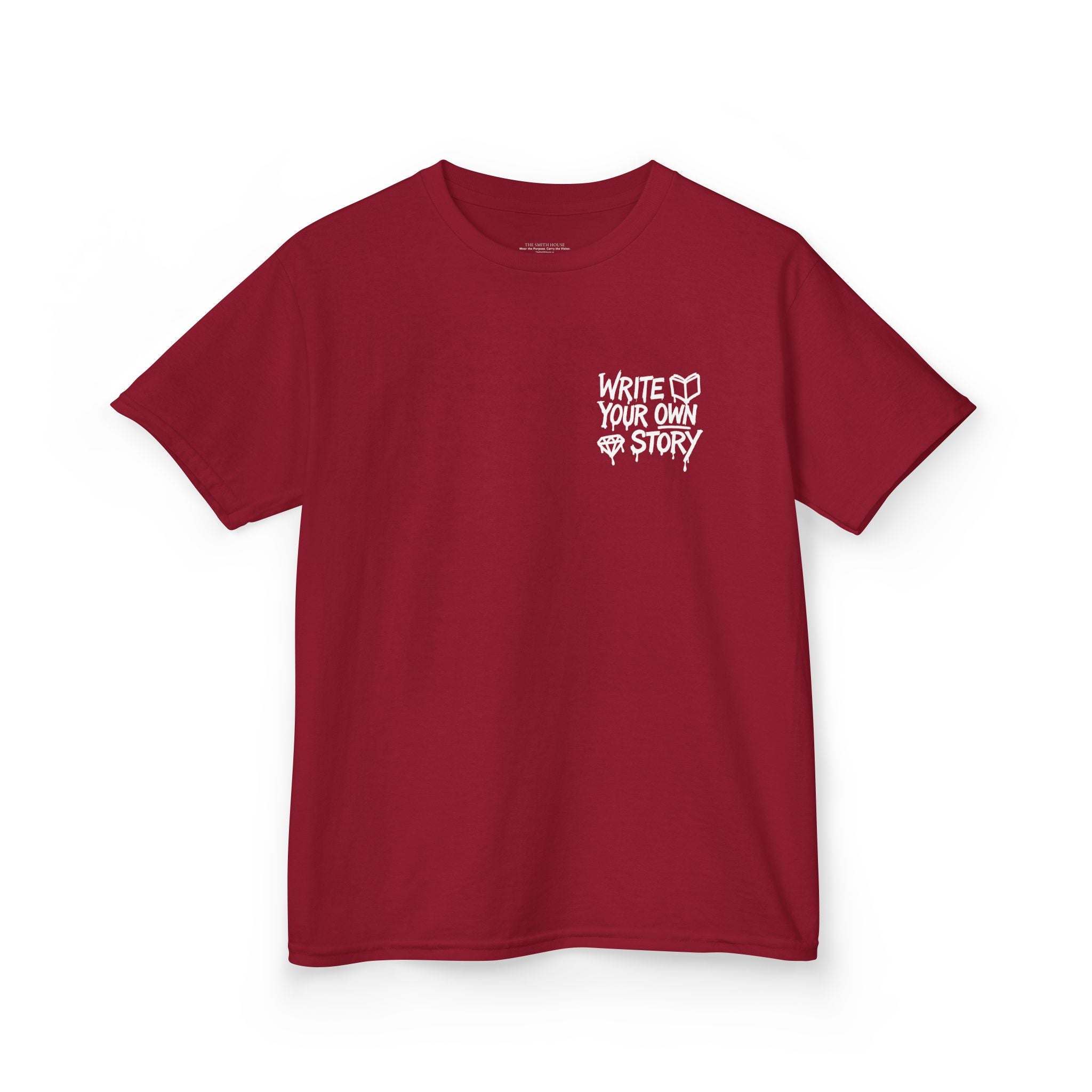 Empowering Kids Tee — "Write Your Own Story" Motivational Graphic T-Shirt