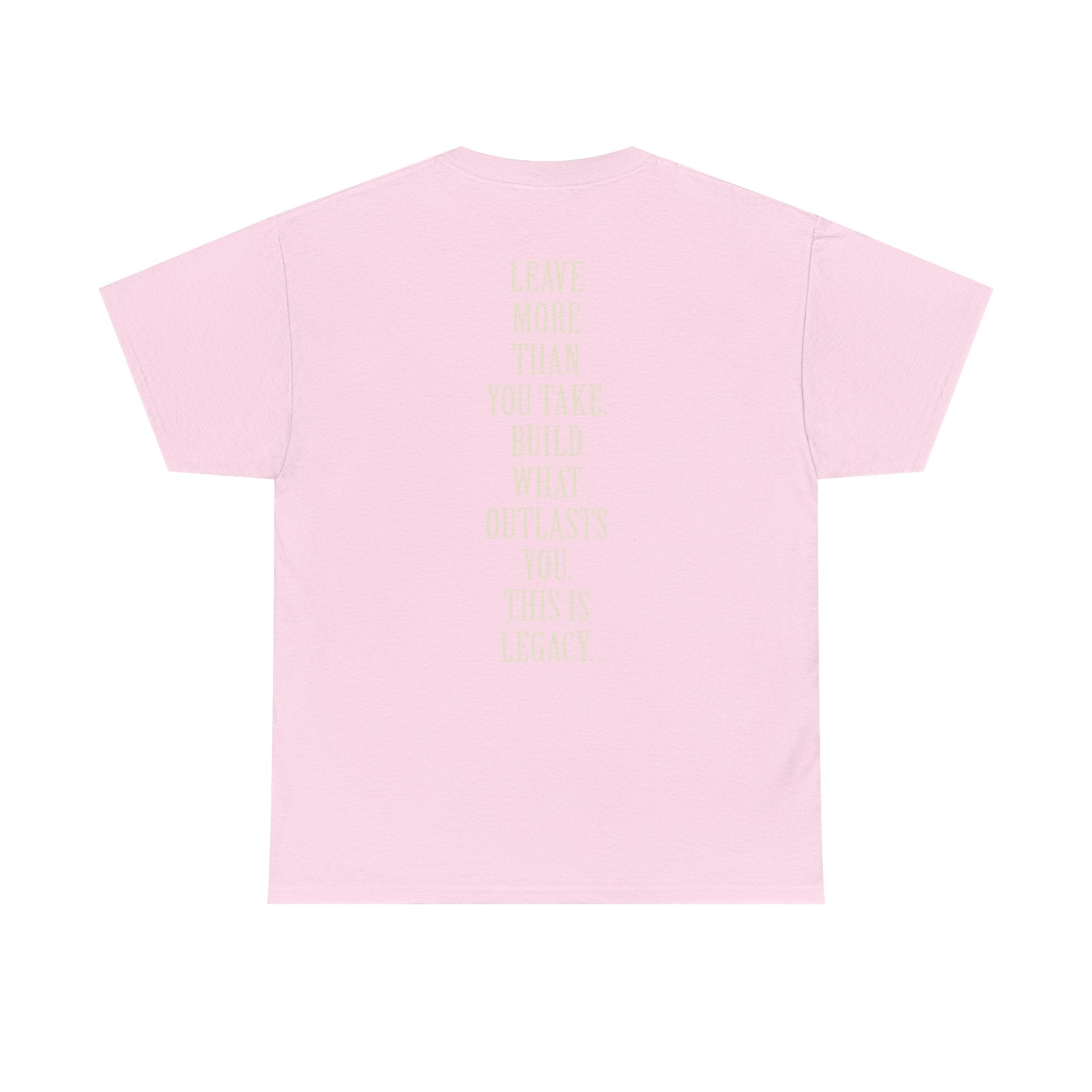 Legacy Graphic Tee — "Legacy" Arch Print Inspirational Cotton Shirt
