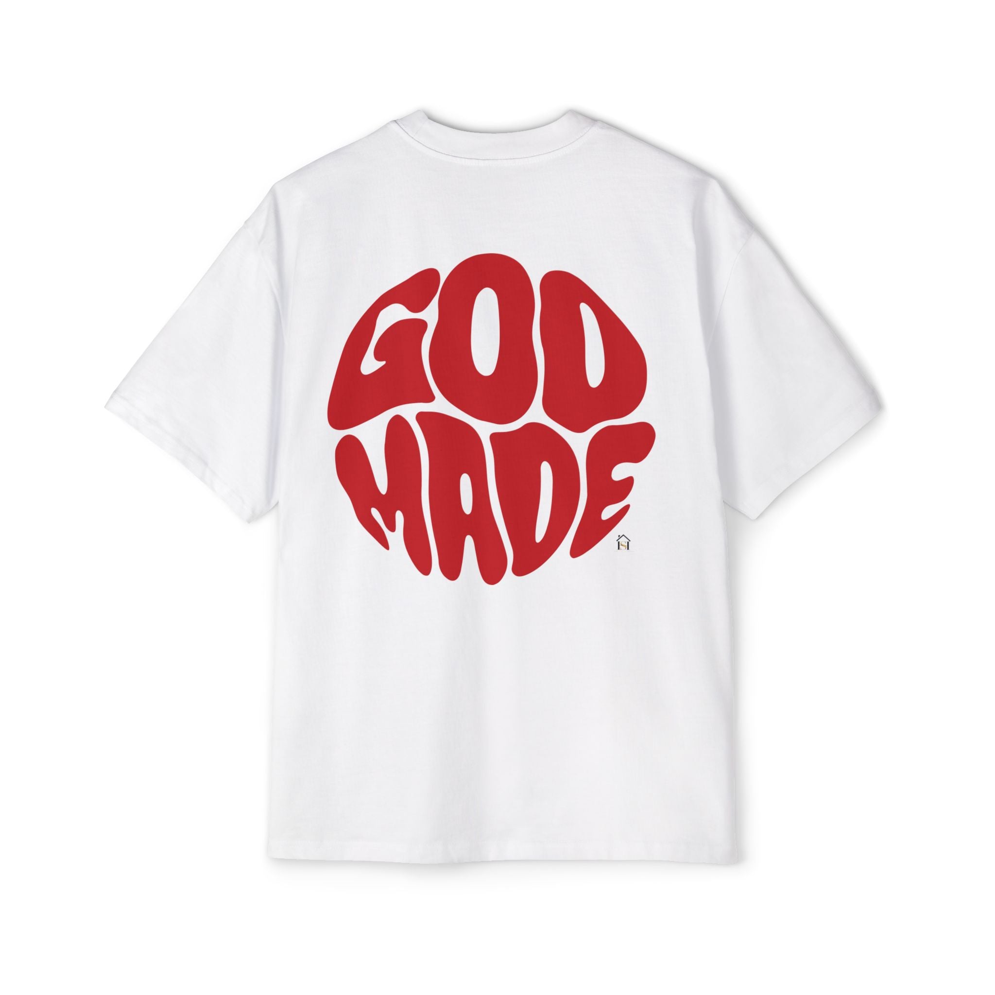 God Made Men's Heavy Oversized Tee, Casual Streetwear, Trendy Graphic Shirt, Unisex Gift, Everyday Comfort, Statement Tee