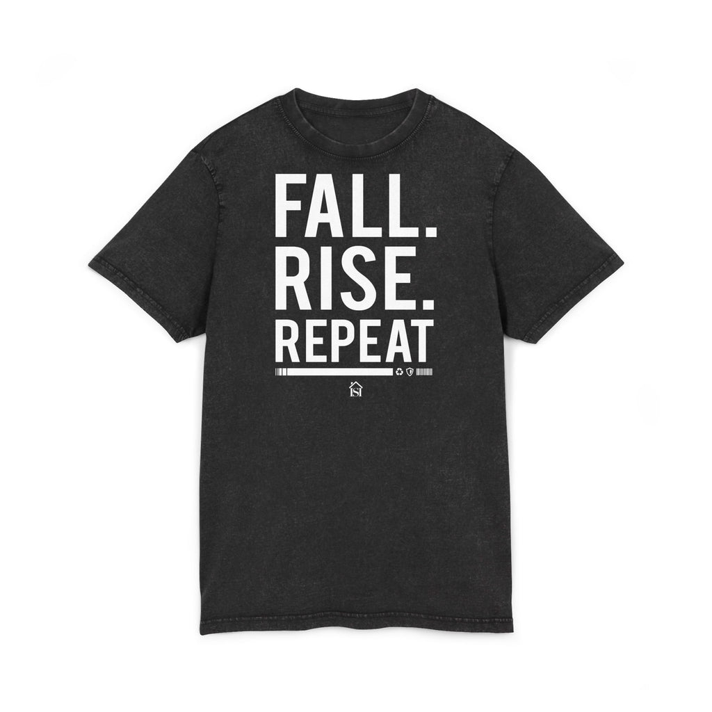 Acid Washed Inspirational Tee, Fall Rise Repeat Shirt, Motivational T-Shirt, Unique Gift for Fitness Lovers, Casual Everyday Wear, [...]