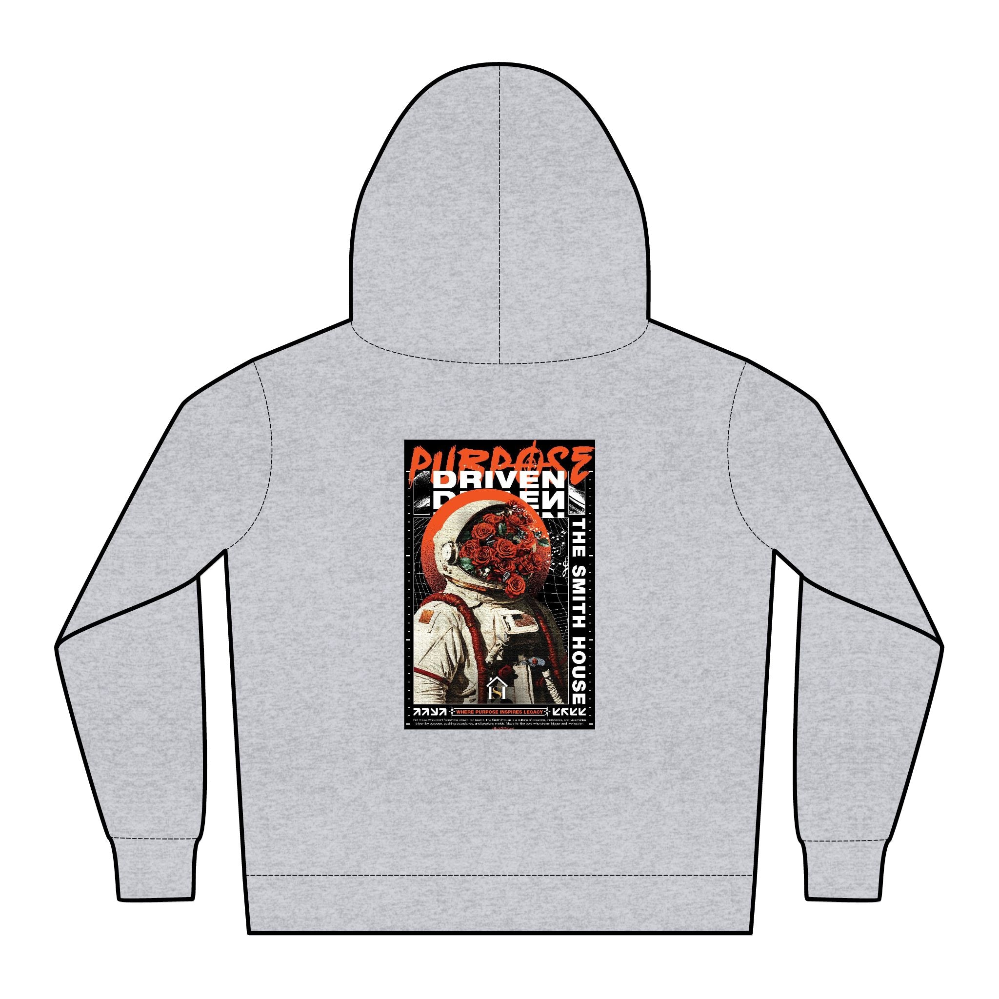Purpose Driven Kids Relax Hoodie - Cool Black Design for Comfort & Style